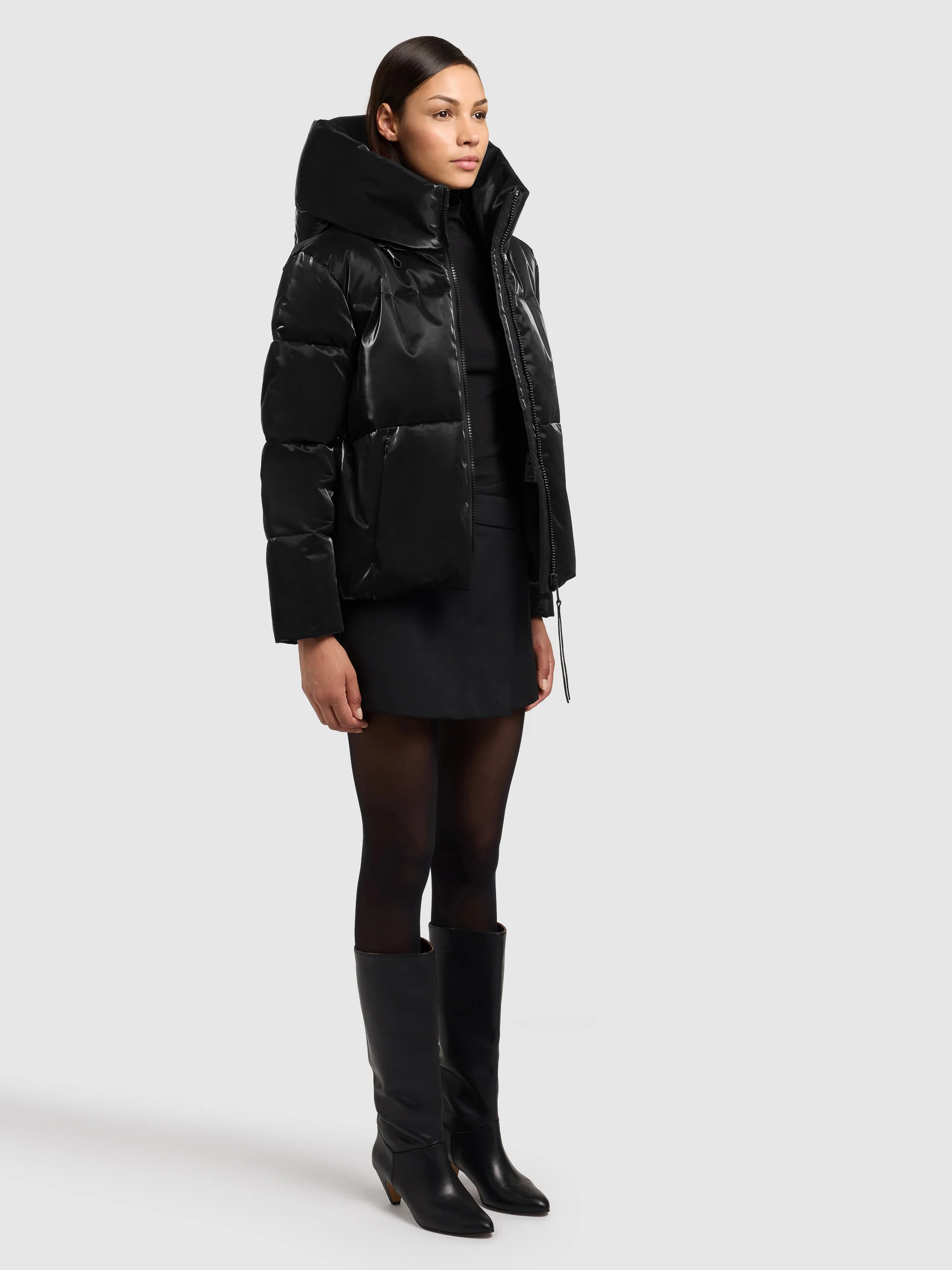 Jacke AUDREY SHINY BLACK - Image 2