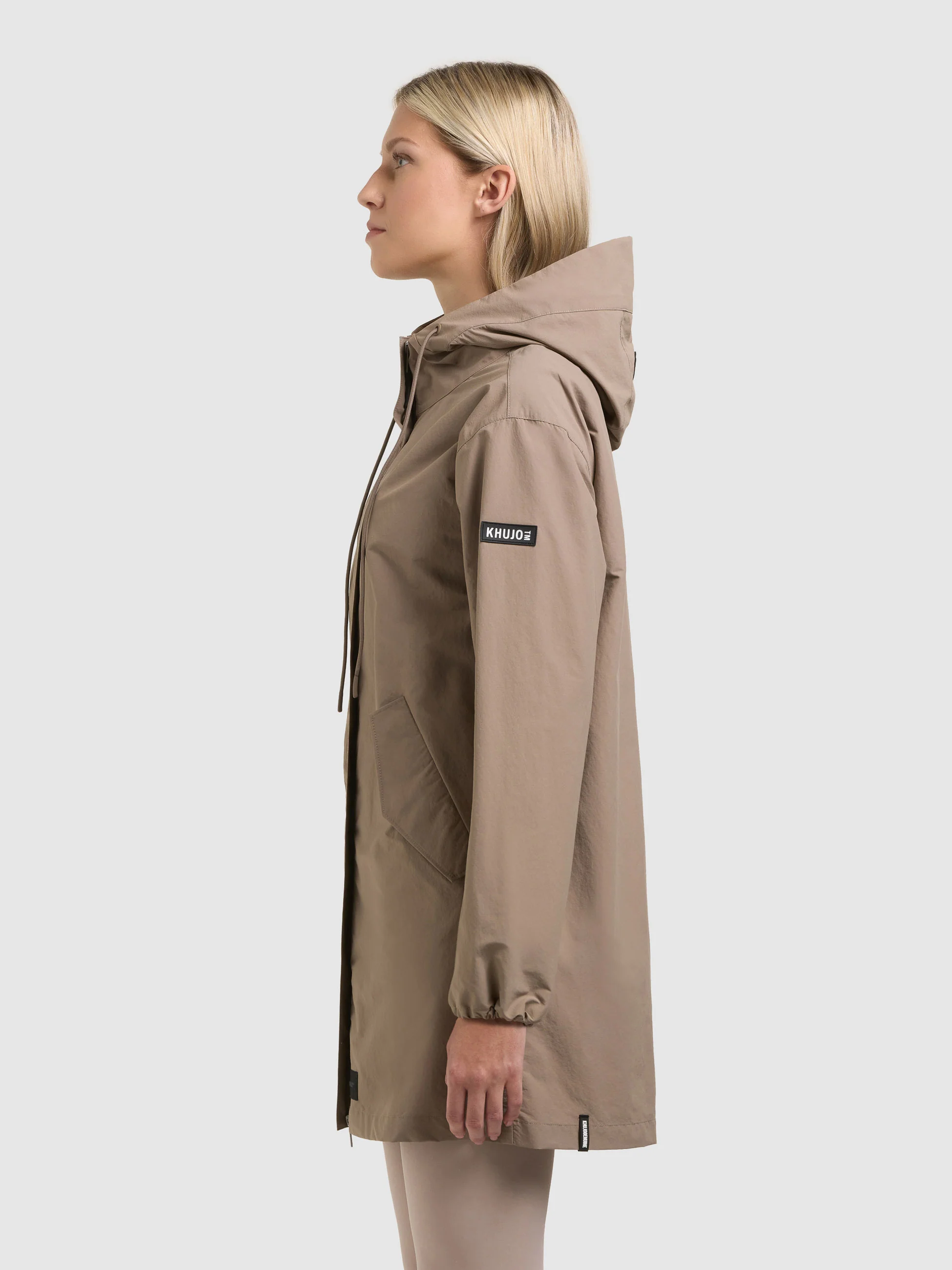 Jacke AMETI WITH BAG LATTE BROWN - Image 5