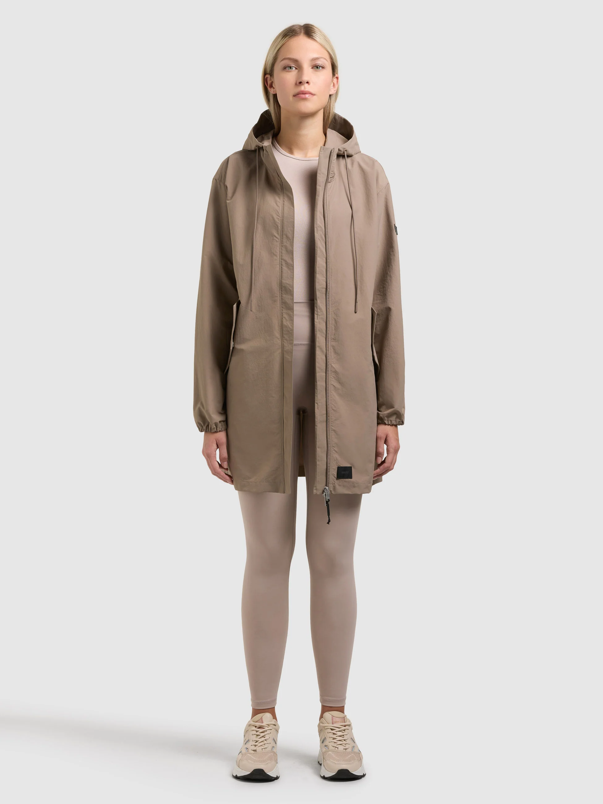 Jacke AMETI WITH BAG LATTE BROWN - Image 6