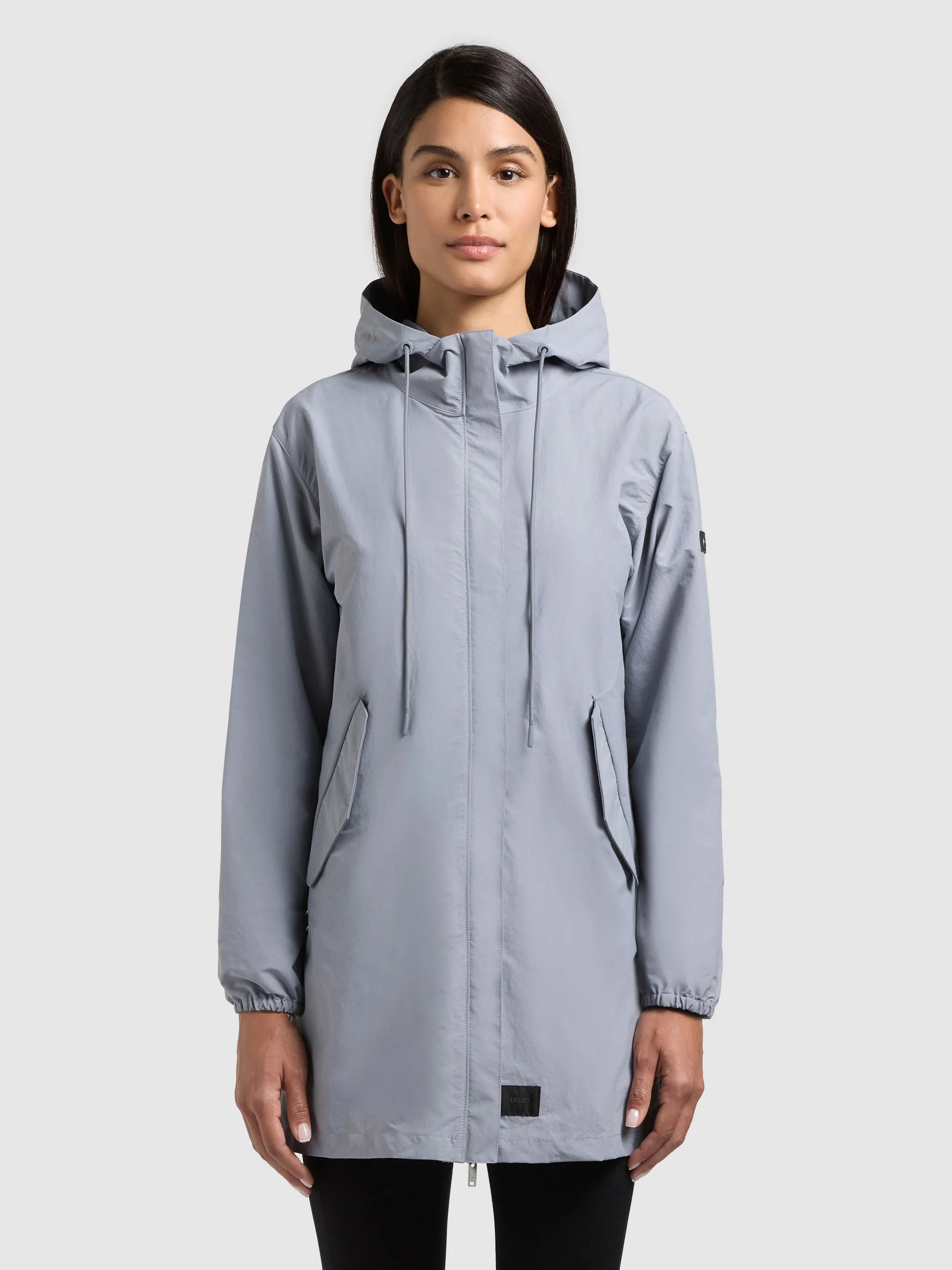 Jacke AMETI WITH BAG MISTY BLUE - Image 4