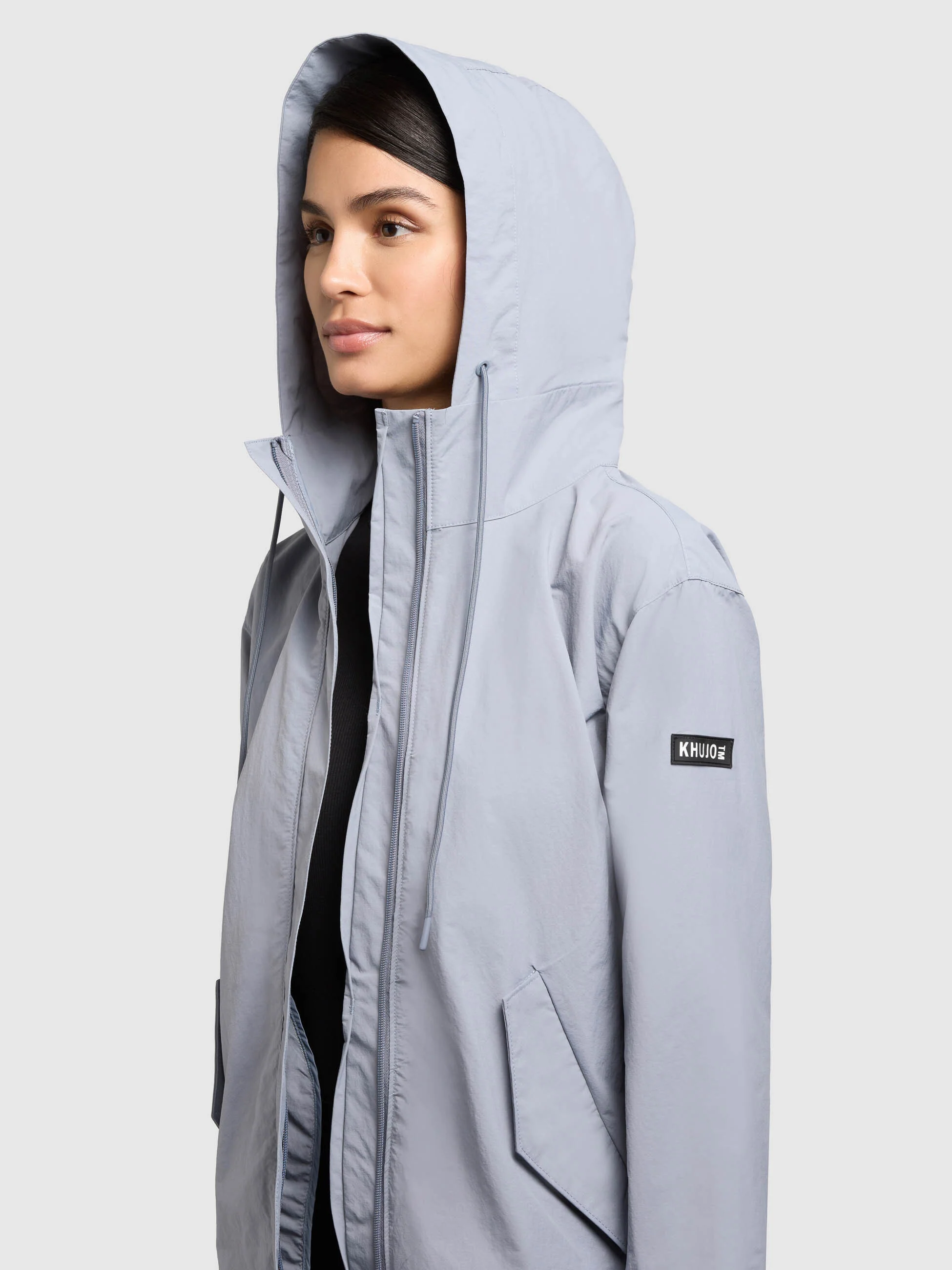 Jacke AMETI WITH BAG MISTY BLUE - Image 8
