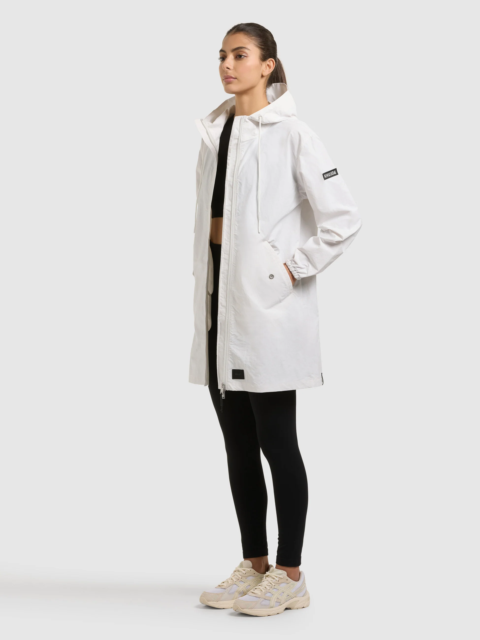 Jacke AMETI WITH BAG OFF WHITE - Image 2