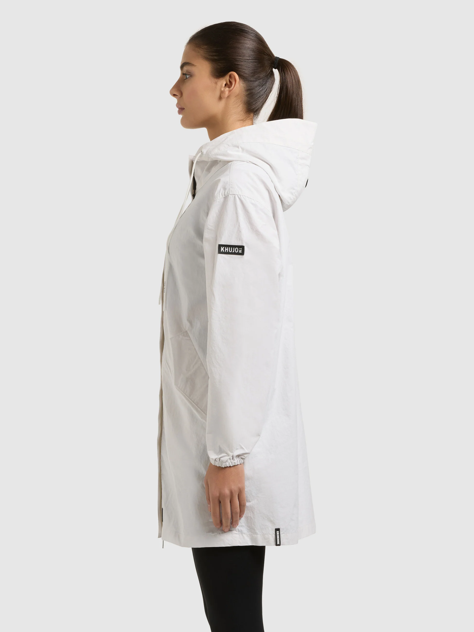 Jacke AMETI WITH BAG OFF WHITE - Image 5