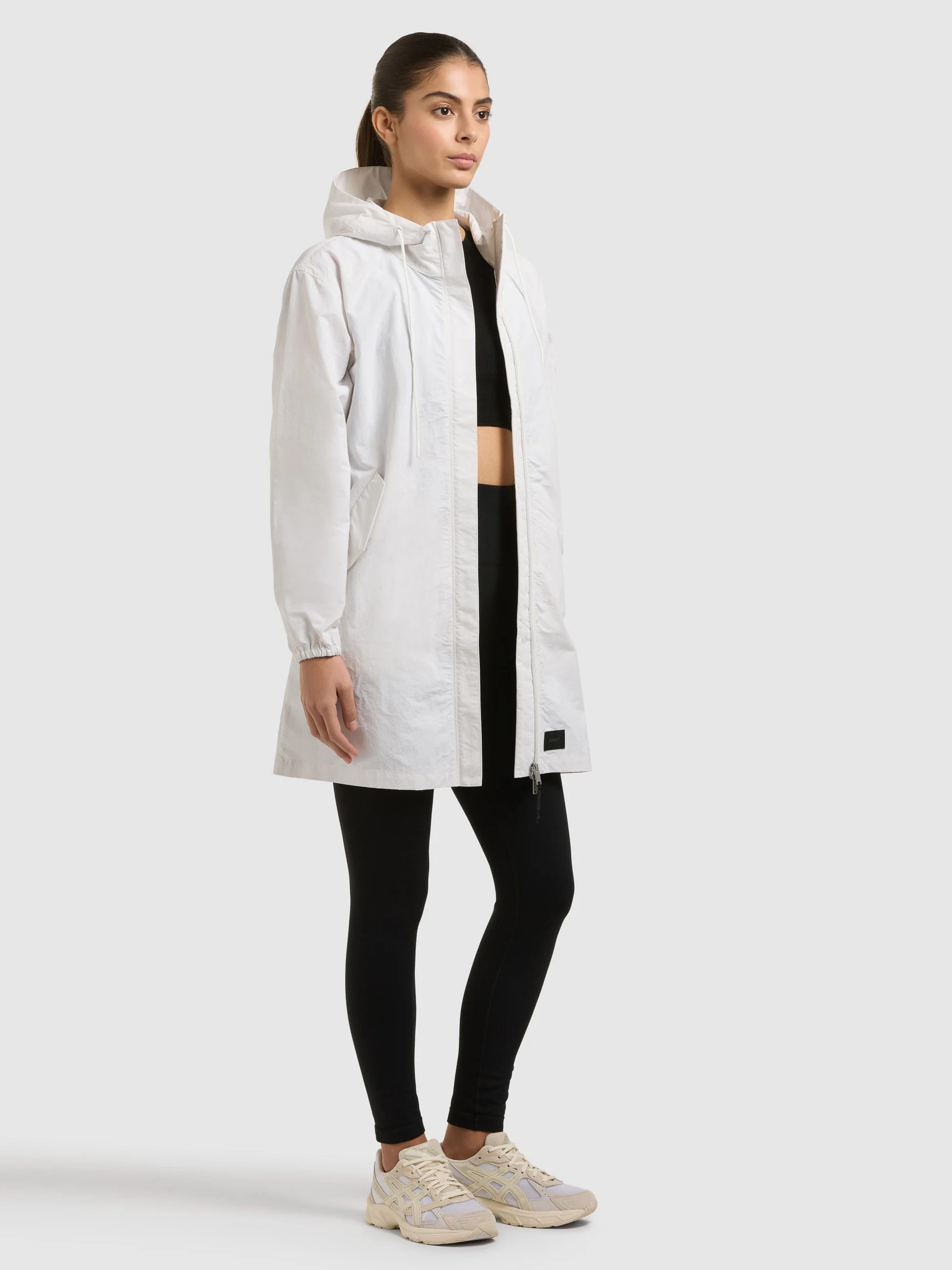 Jacke AMETI WITH BAG OFF WHITE - Image 6