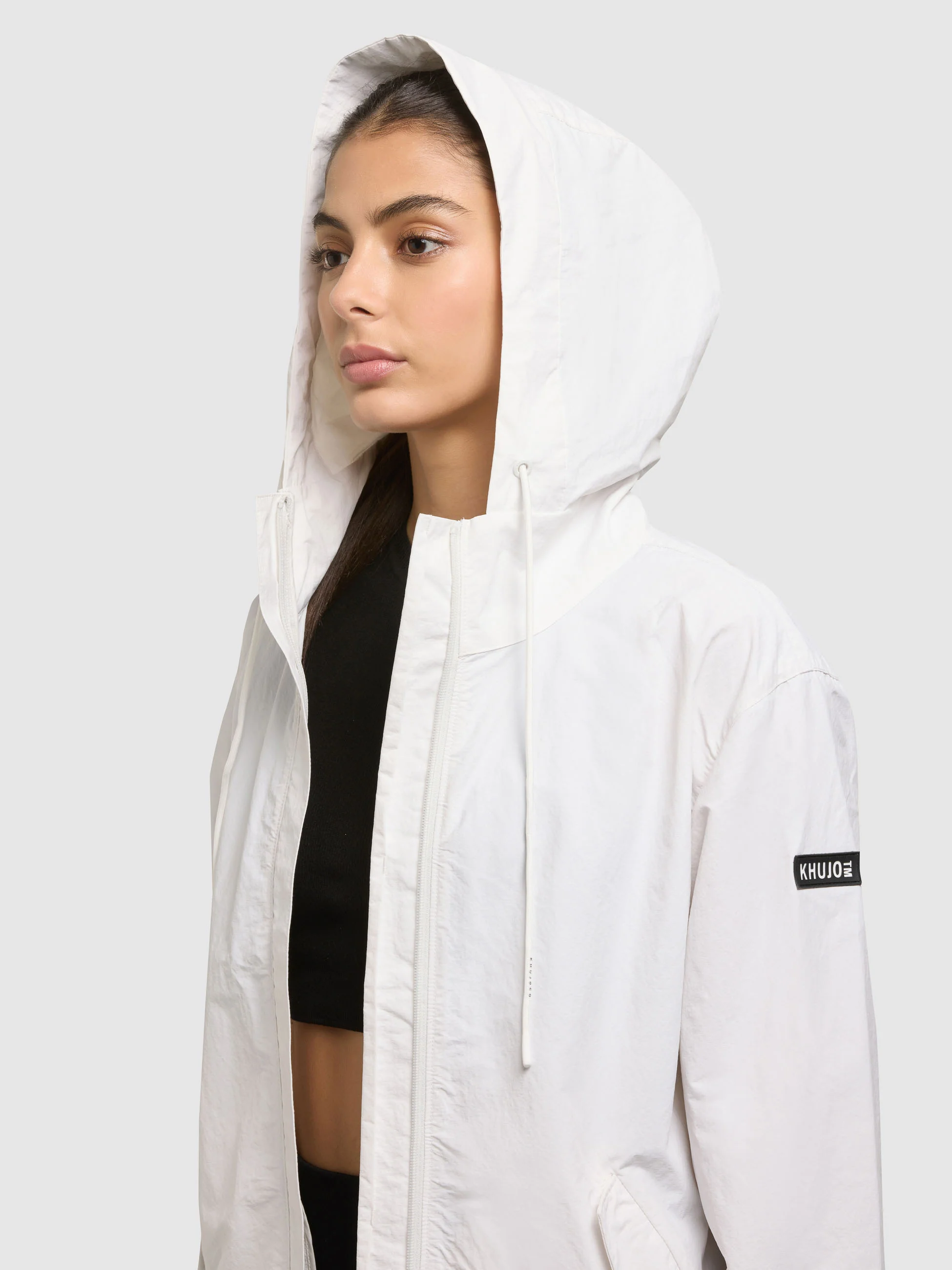 Jacke AMETI WITH BAG OFF WHITE - Image 8