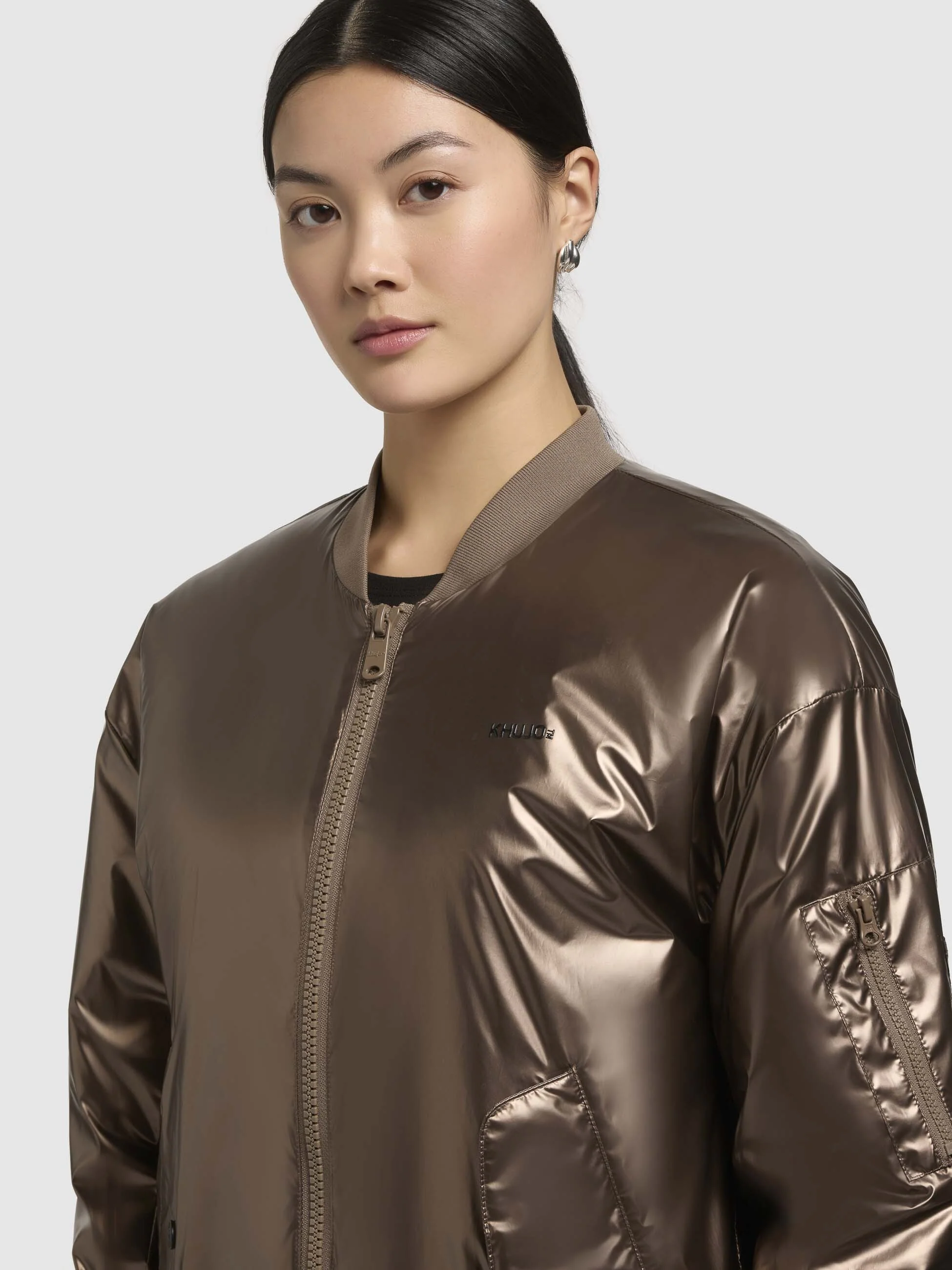 Jacke ANEO Braun Metallic - Image 8