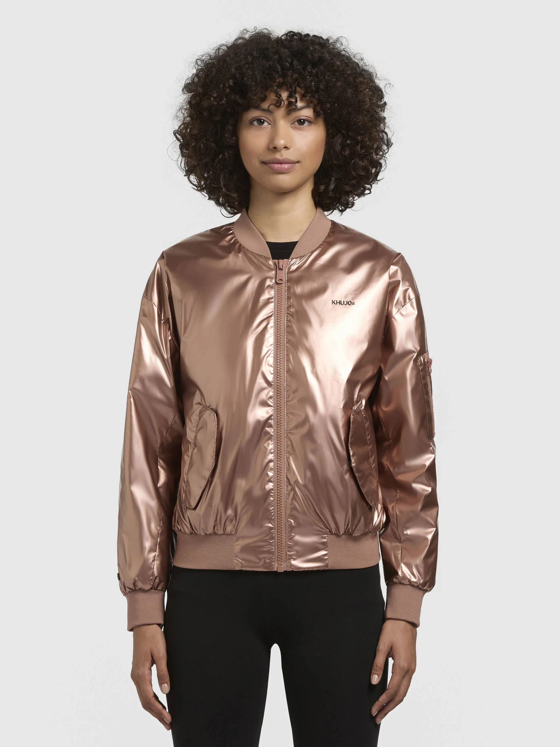 Jacke ANEO Rosa Metallic - Image 4