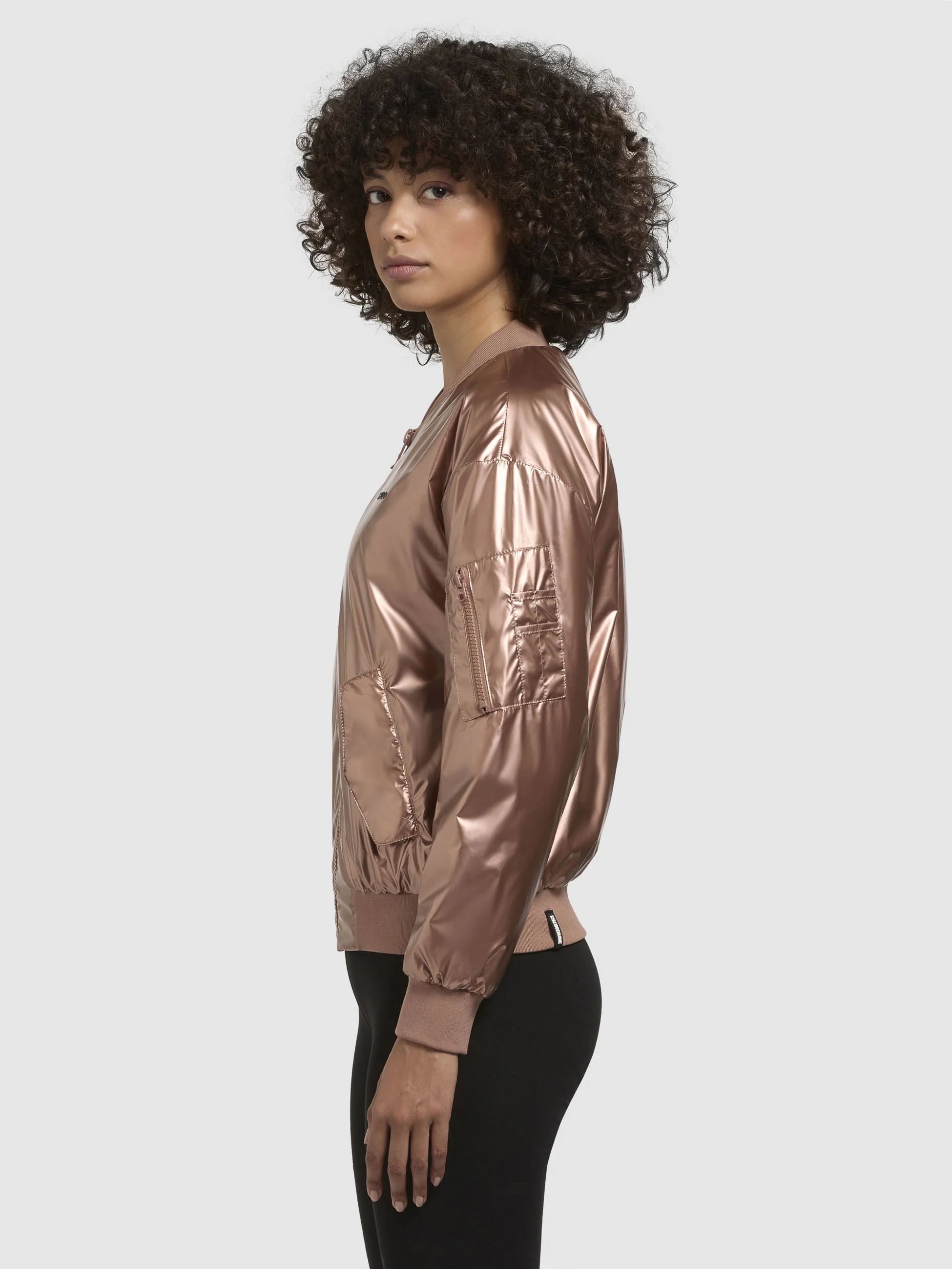 Jacke ANEO Rosa Metallic - Image 5
