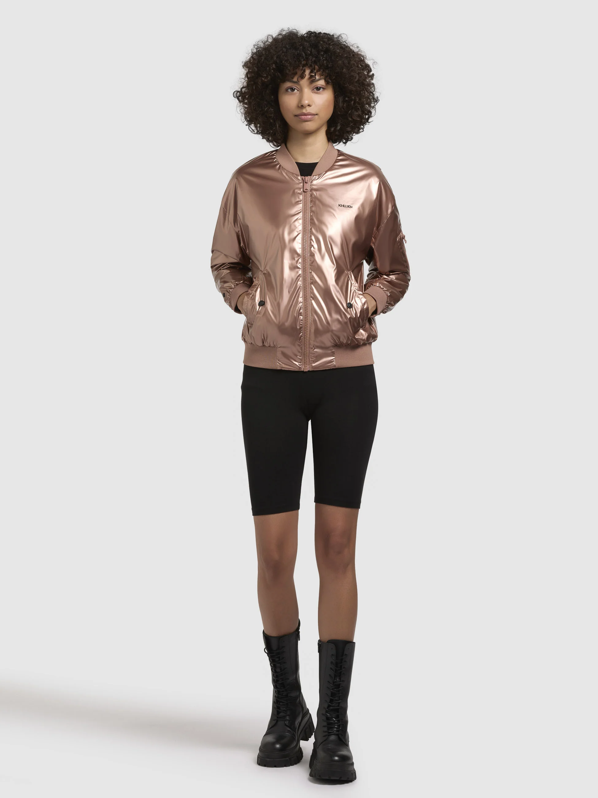 Jacke ANEO Rosa Metallic - Image 6