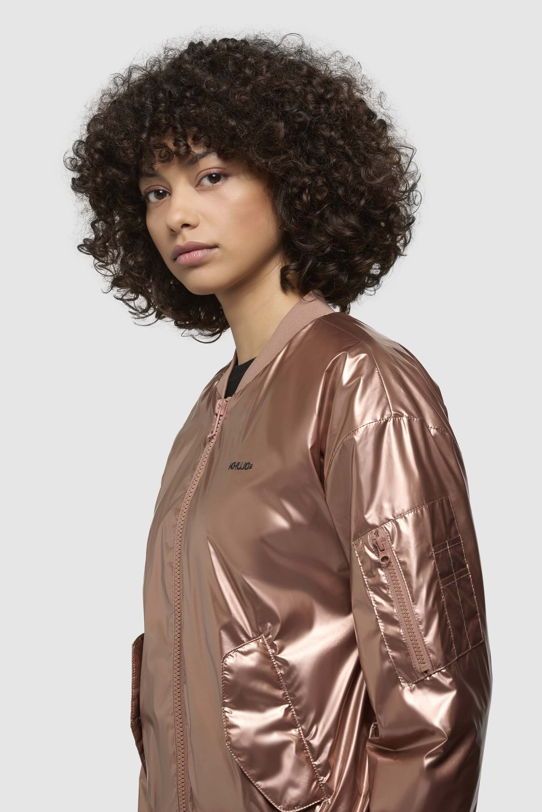 Jacke ANEO Rosa Metallic - Image 7