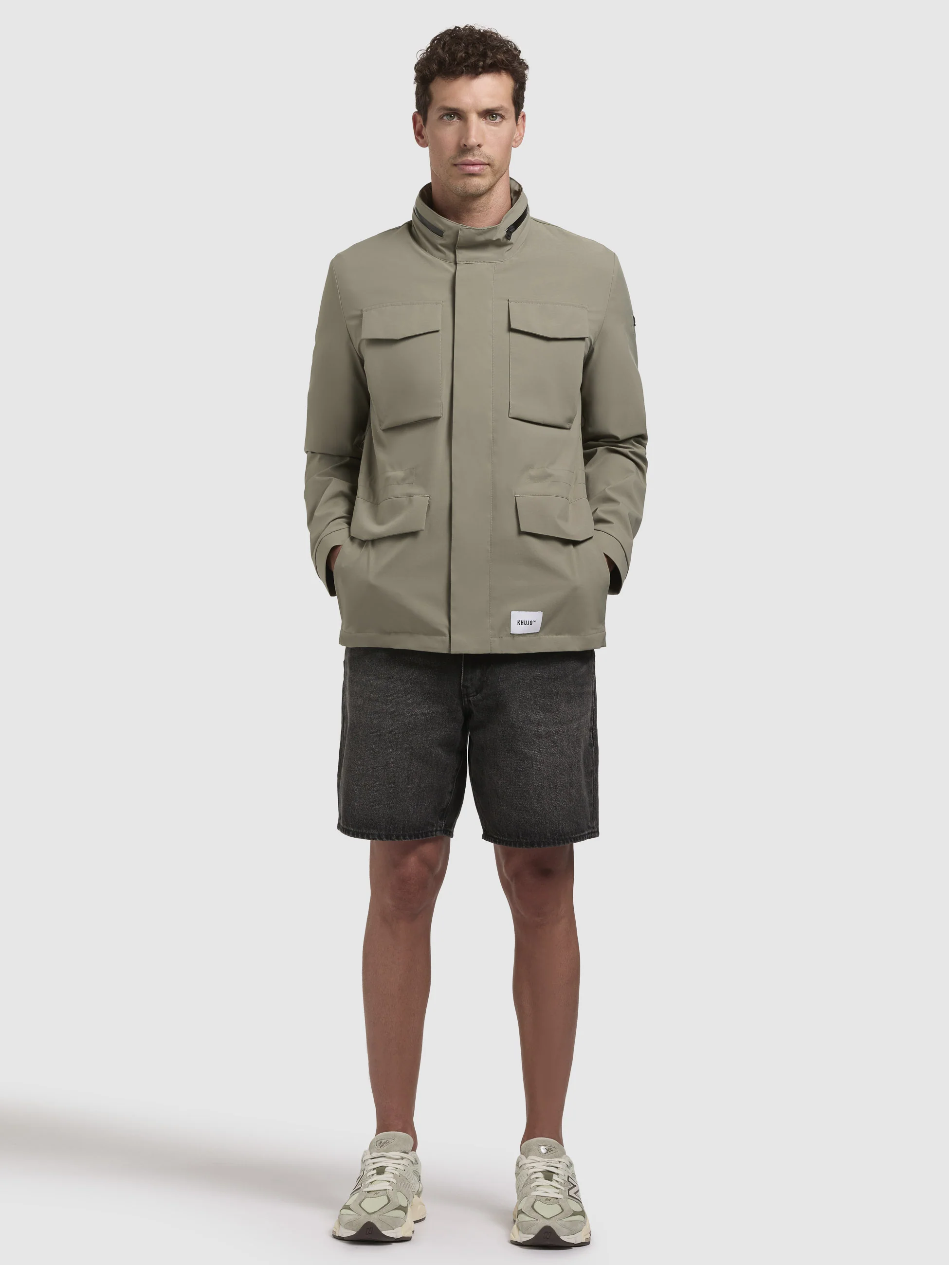 Jacke ARLO Graugrün