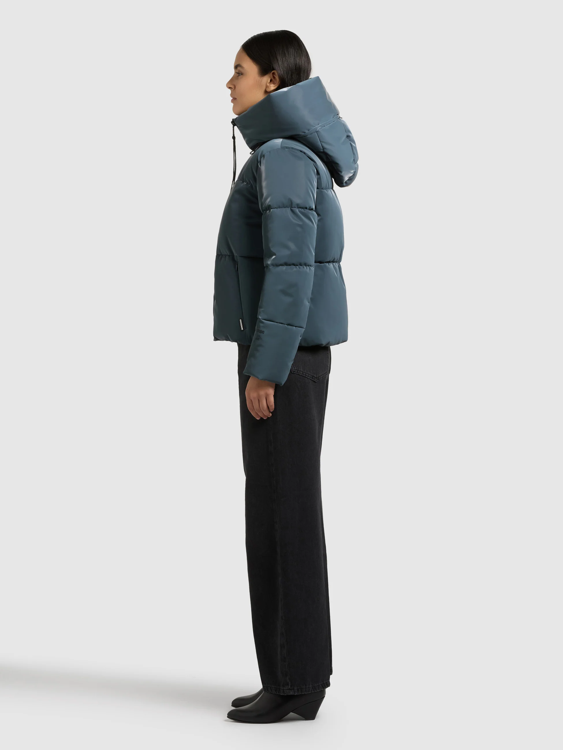 Jacke AUDREY SHINY DIM BLUE - Image 2