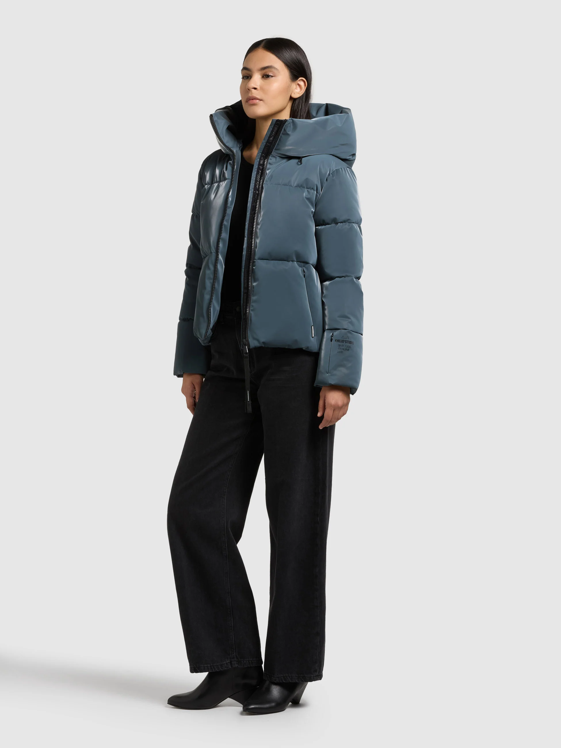 Jacke AUDREY SHINY DIM BLUE - Image 6