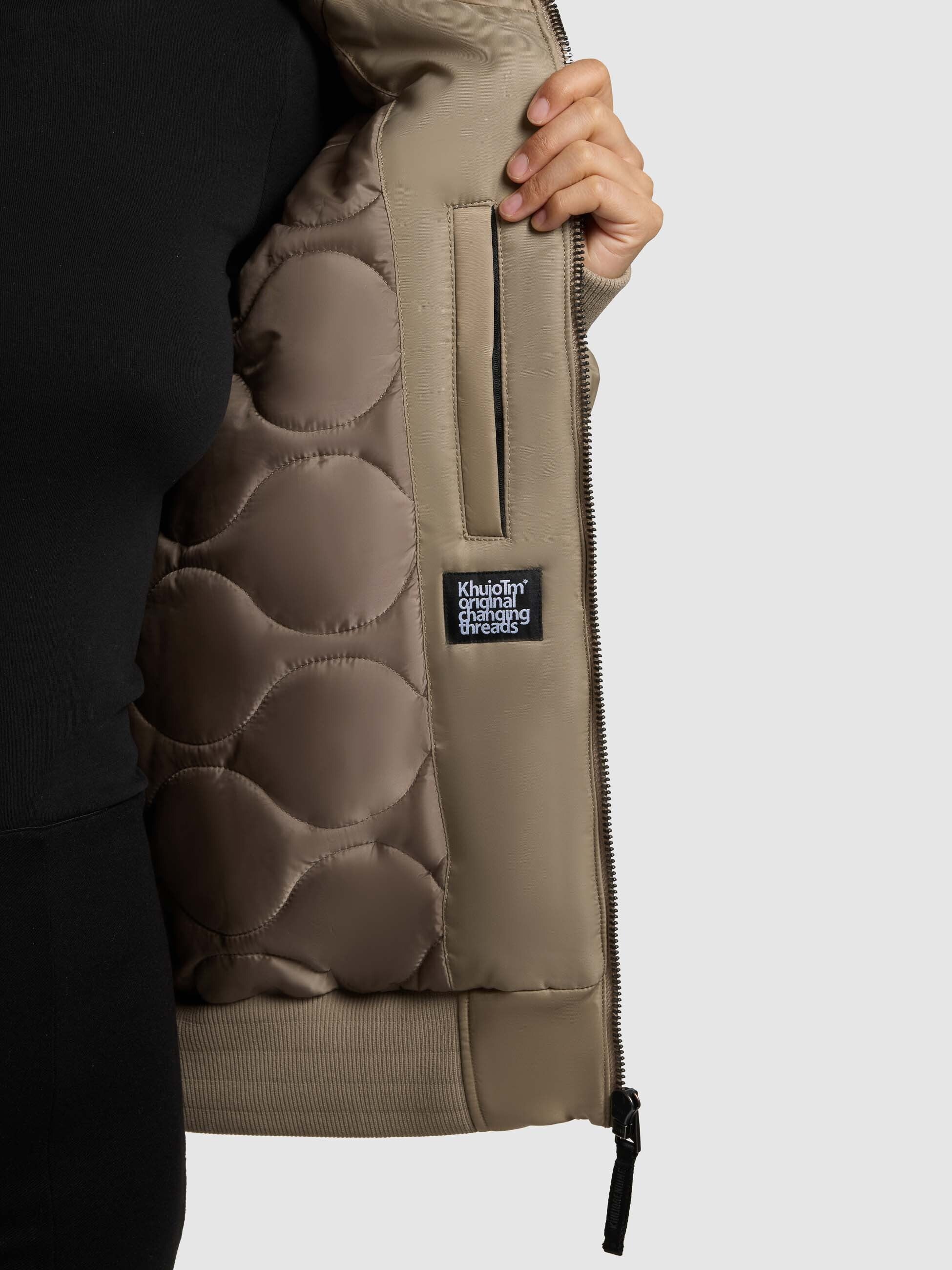 Jacke CELA BOMBER BEIGE - Image 8