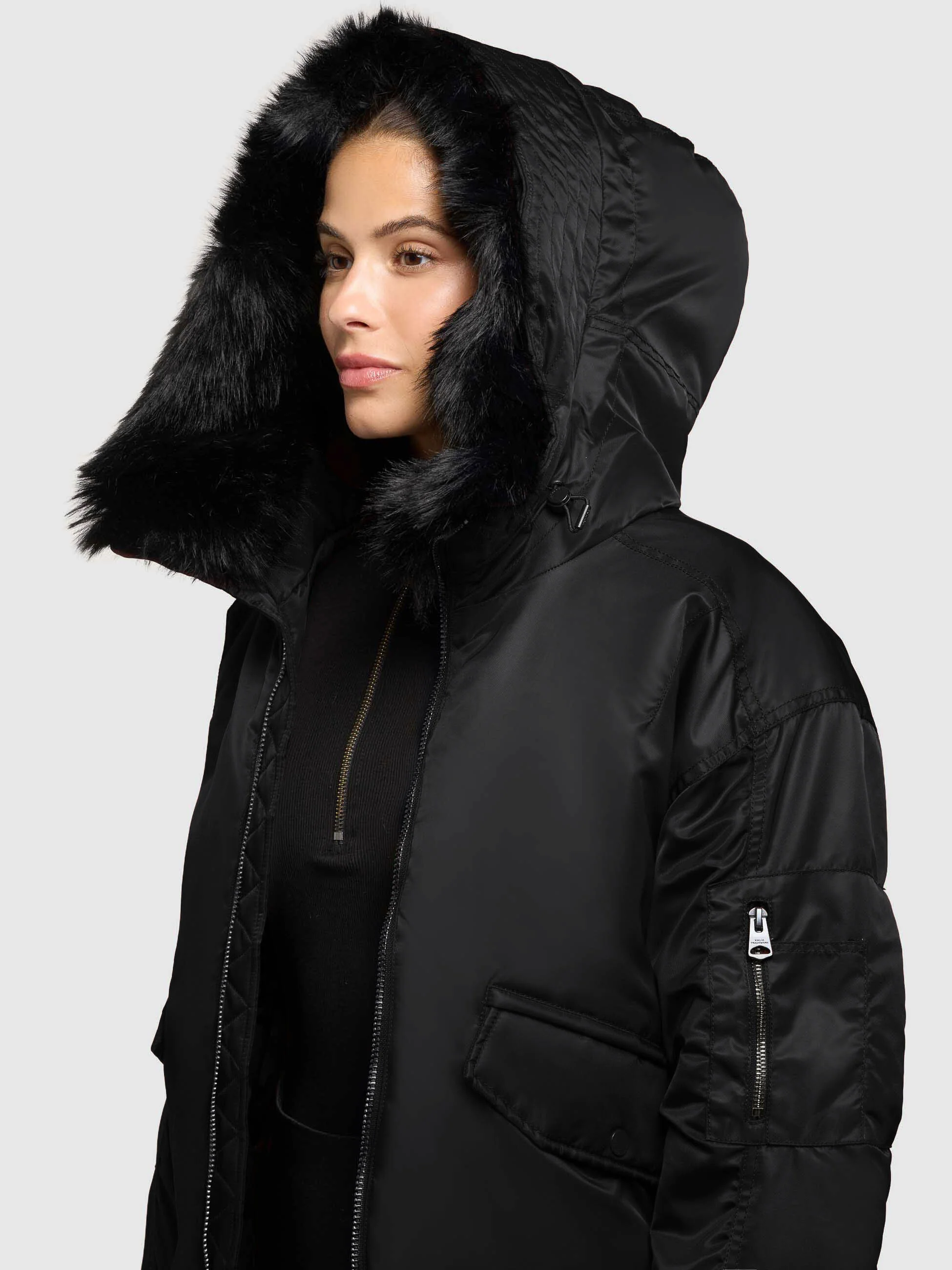 Jacke CELA BOMBER BLACK - Image 7
