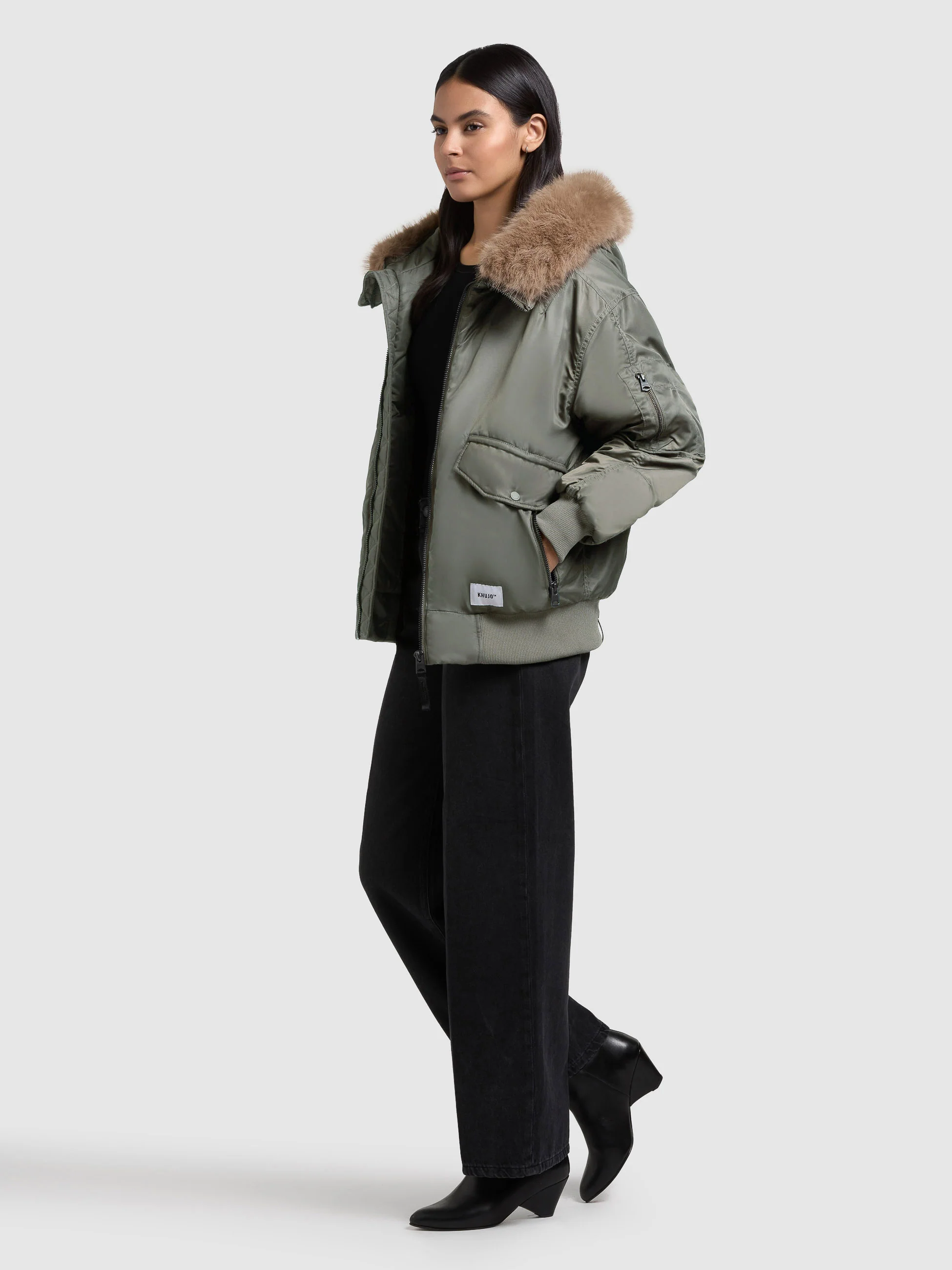 Jacke CELA SAGE GREEN