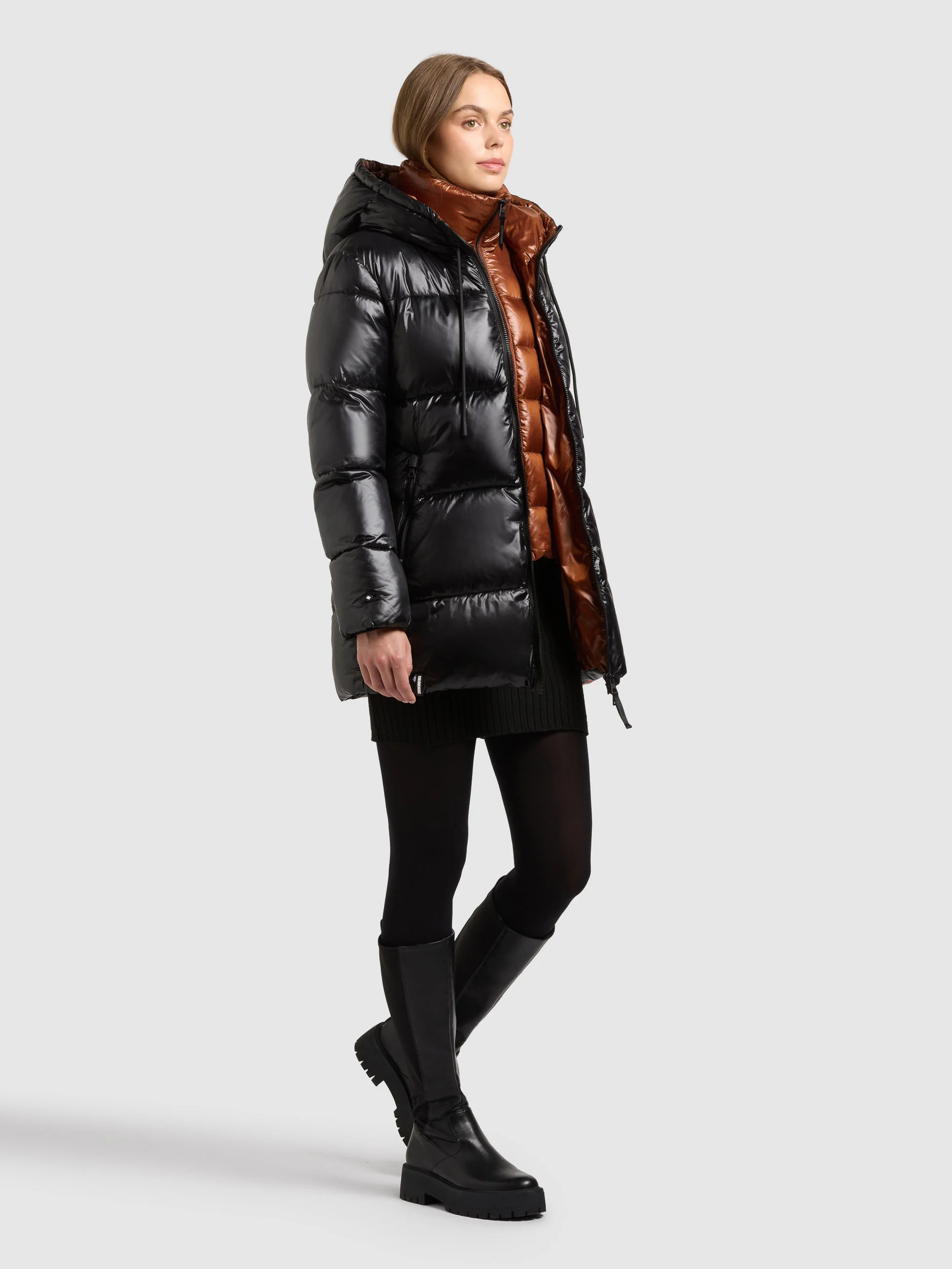 Jacke DASHA 2IN1 (Einsatz herausnehmbar) BLACK - Image 6