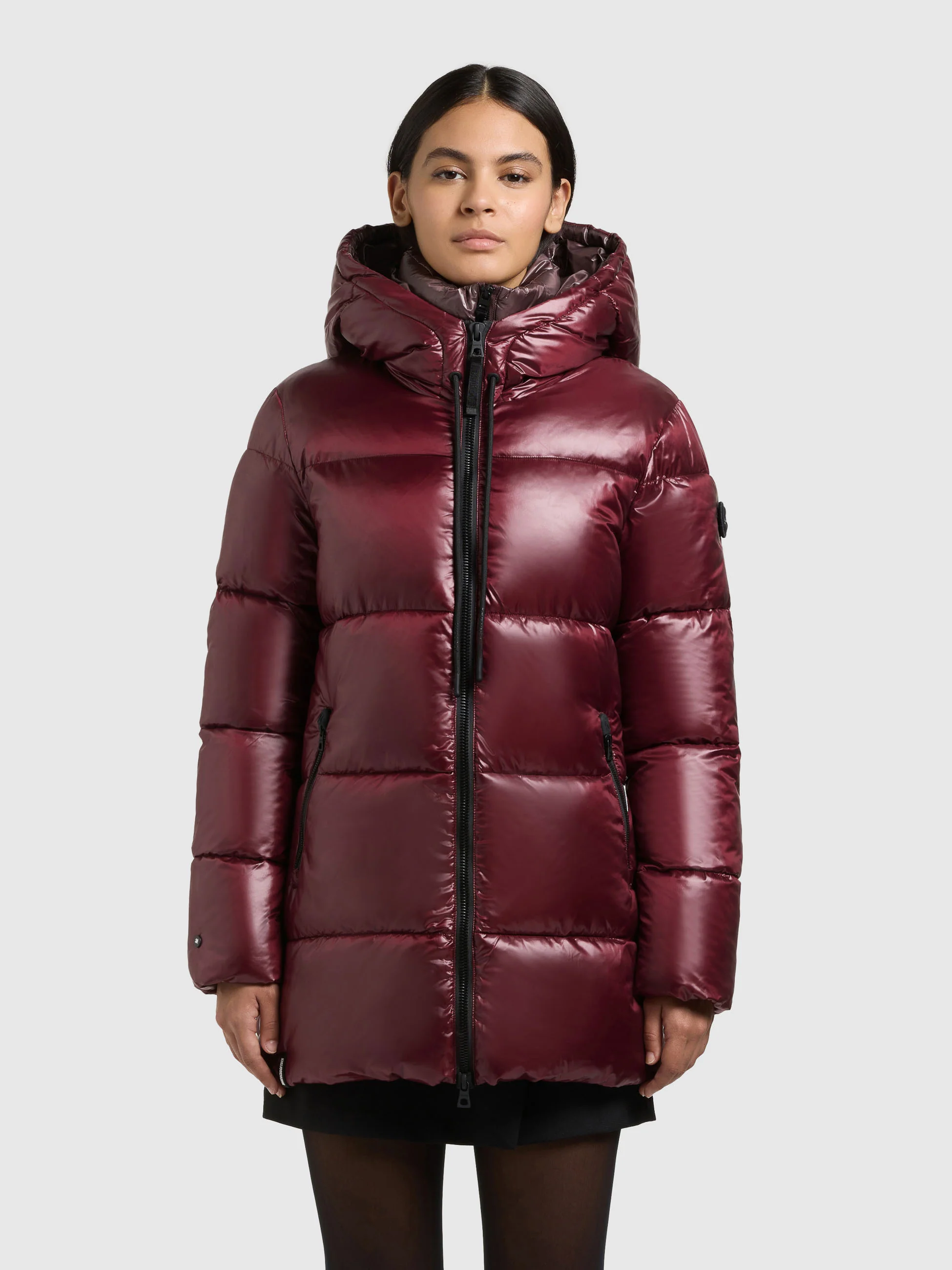 Jacke DASHA 2IN1 (Einsatz herausnehmbar) MAHAGONI RED - Image 4
