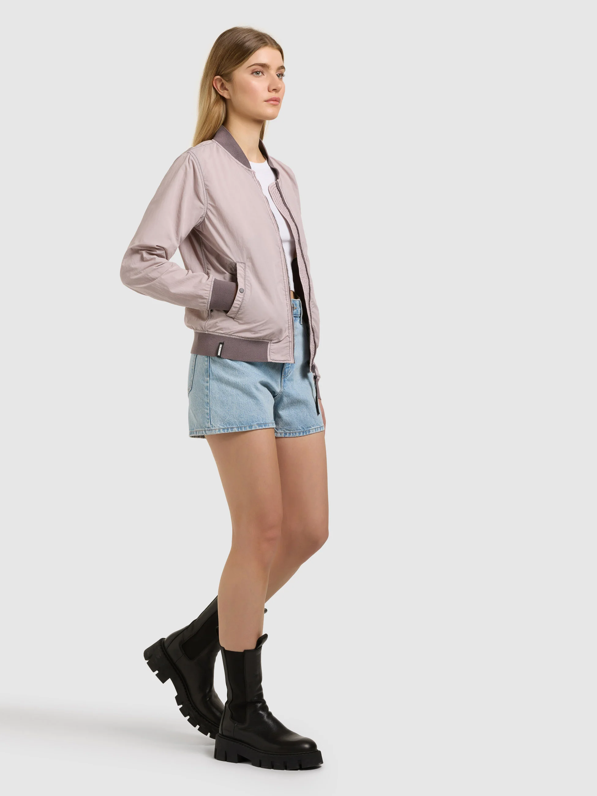 Jacke DENZ RAINDROPS LILAC - Image 2