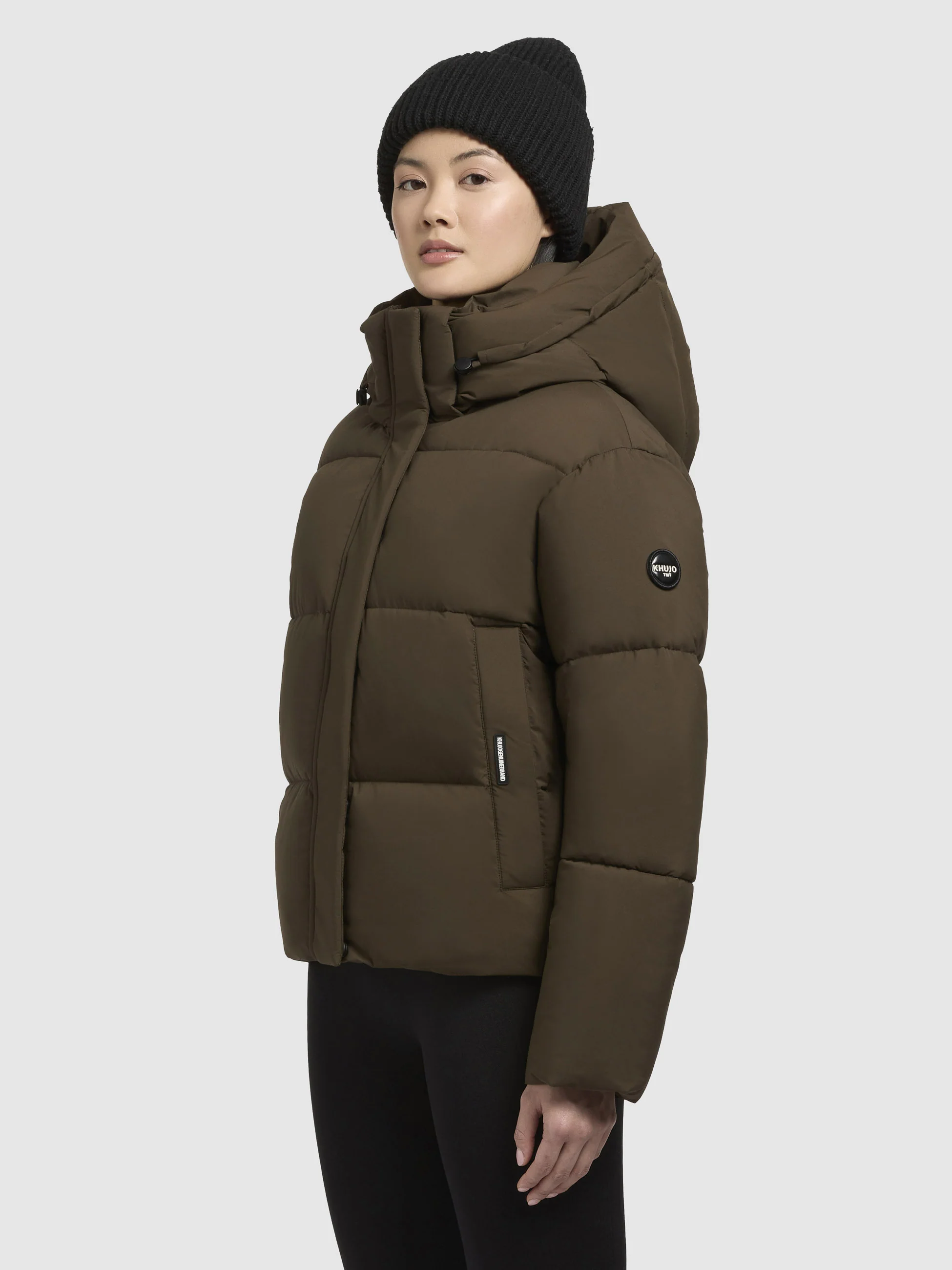 Jacke DEVINA MATT Dunkeloliv - Image 5