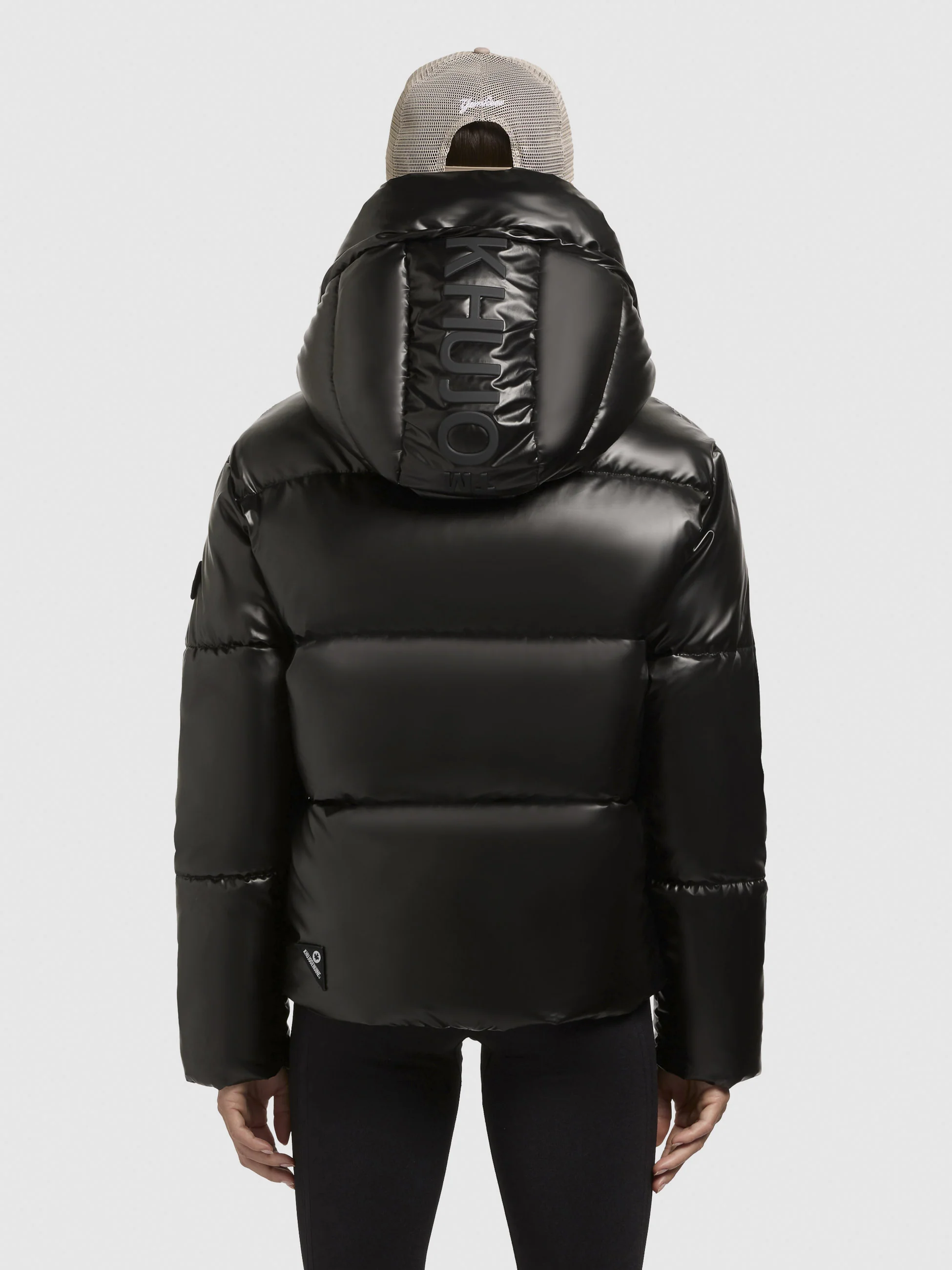 Jacke DEVINA SHINY Dunkelgrau - Image 3