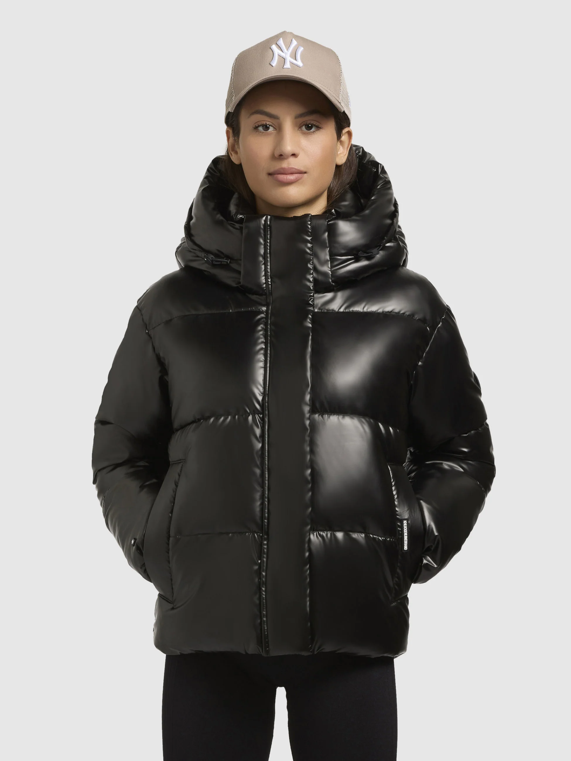 Jacke DEVINA SHINY Dunkelgrau - Image 4