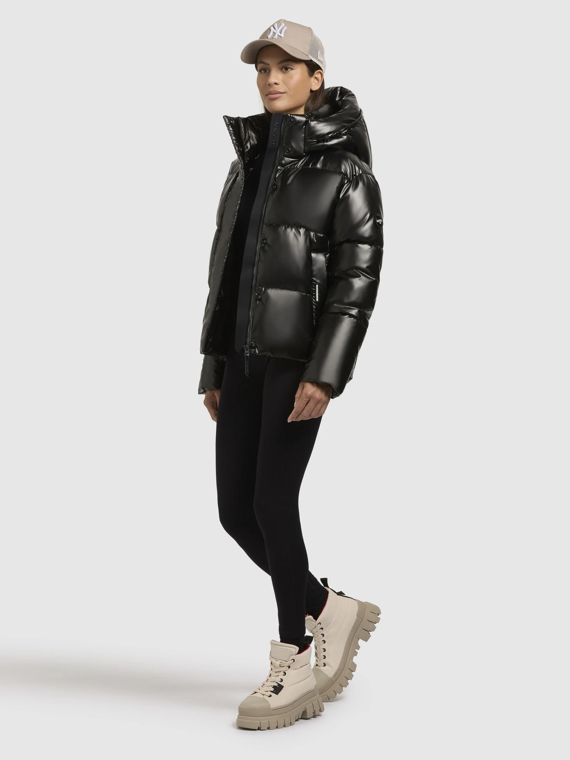 Jacke DEVINA SHINY Dunkelgrau - Image 6