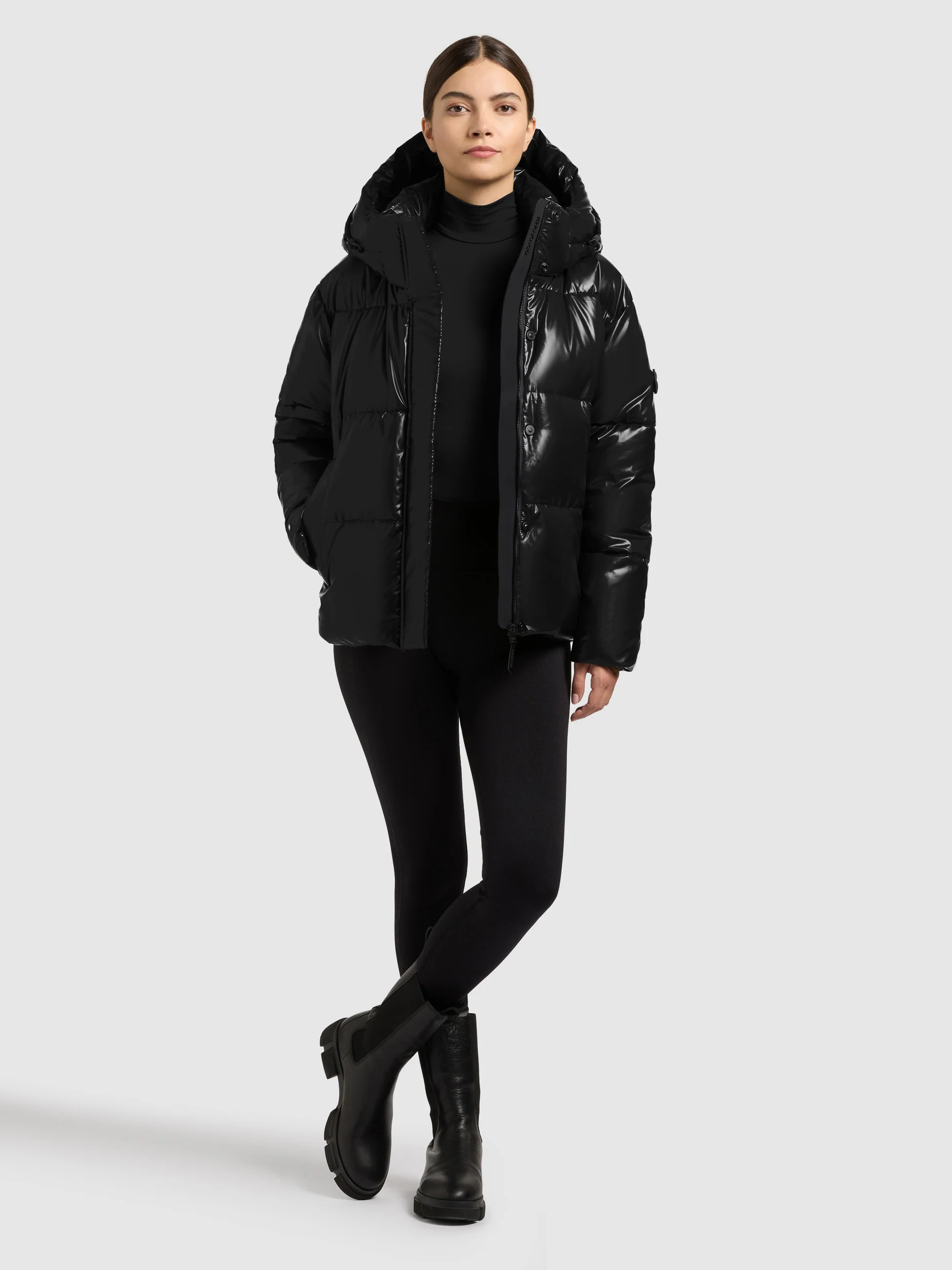 Jacke DEVINA2 SHINY BLACK