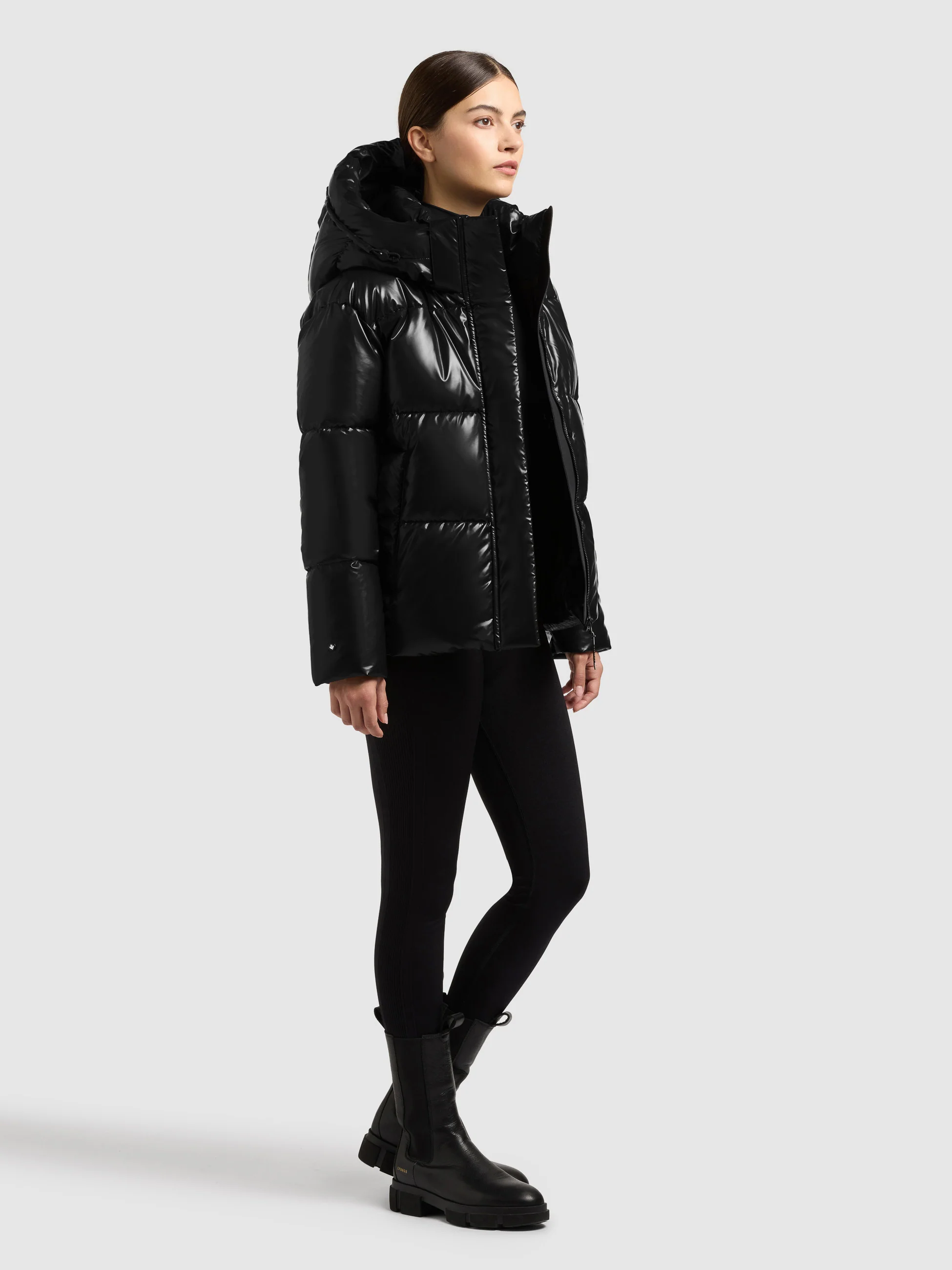 Jacke DEVINA2 SHINY BLACK - Image 2