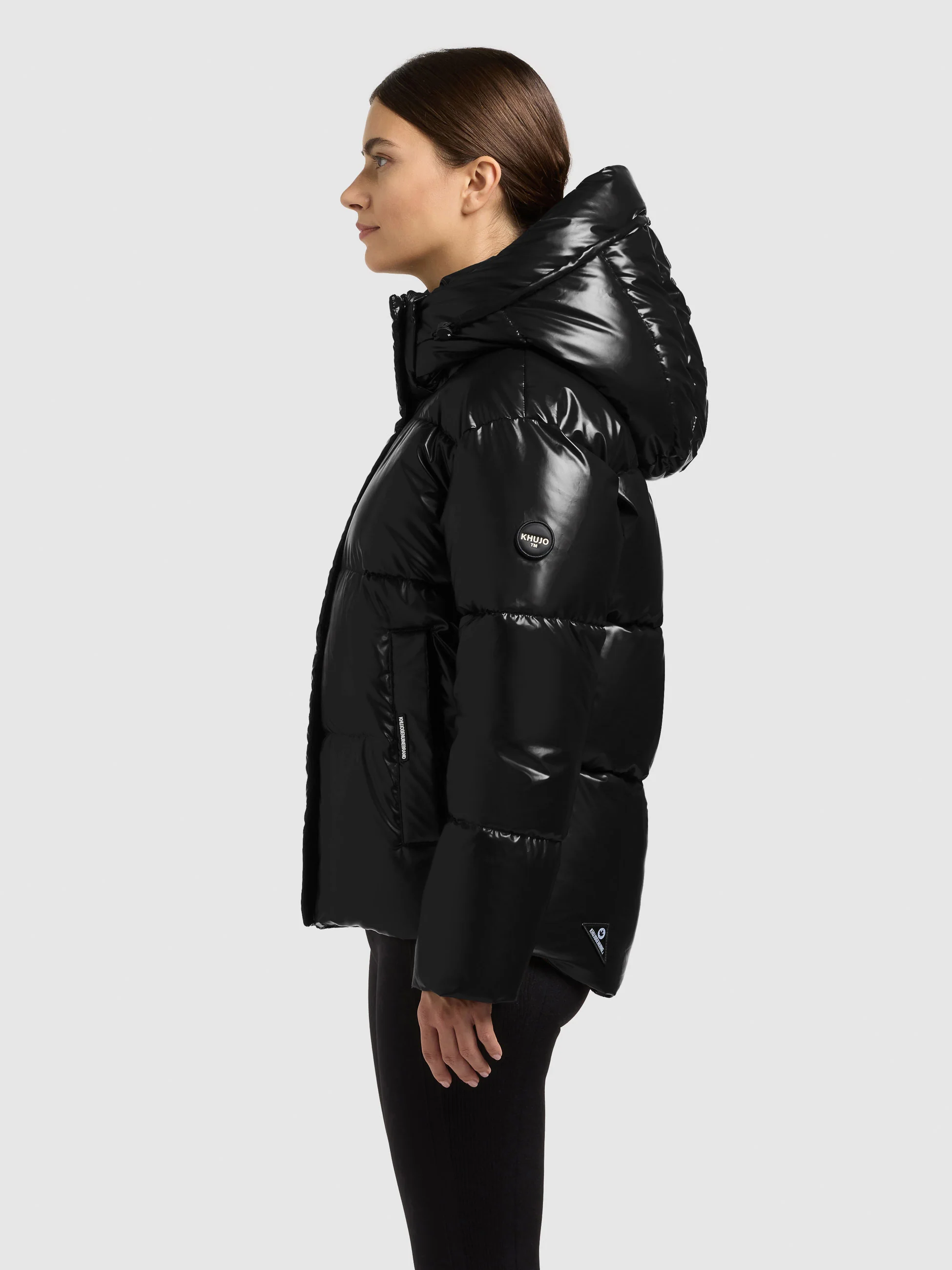 Jacke DEVINA2 SHINY BLACK - Image 5