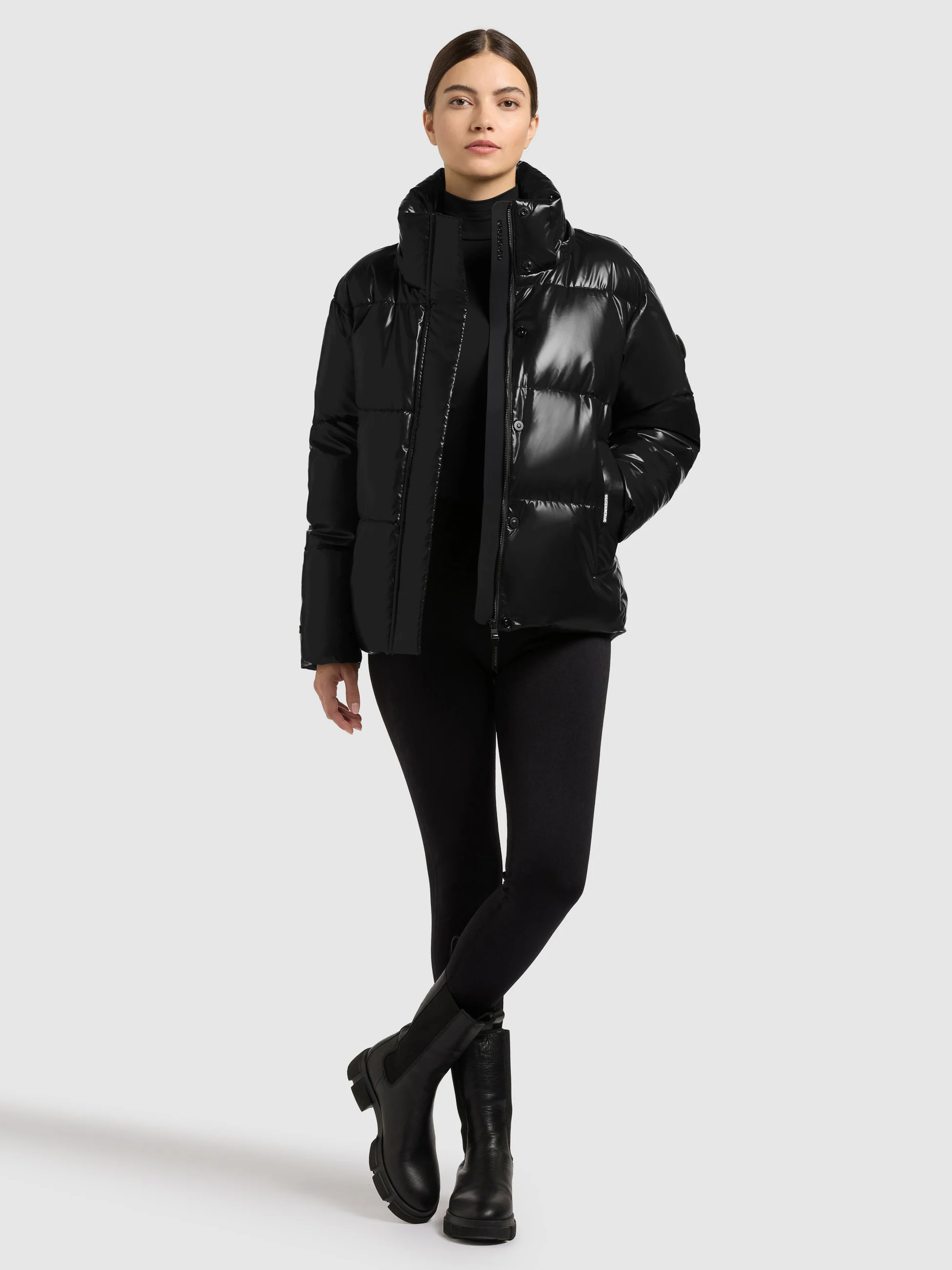 Jacke DEVINA2 SHINY BLACK - Image 6