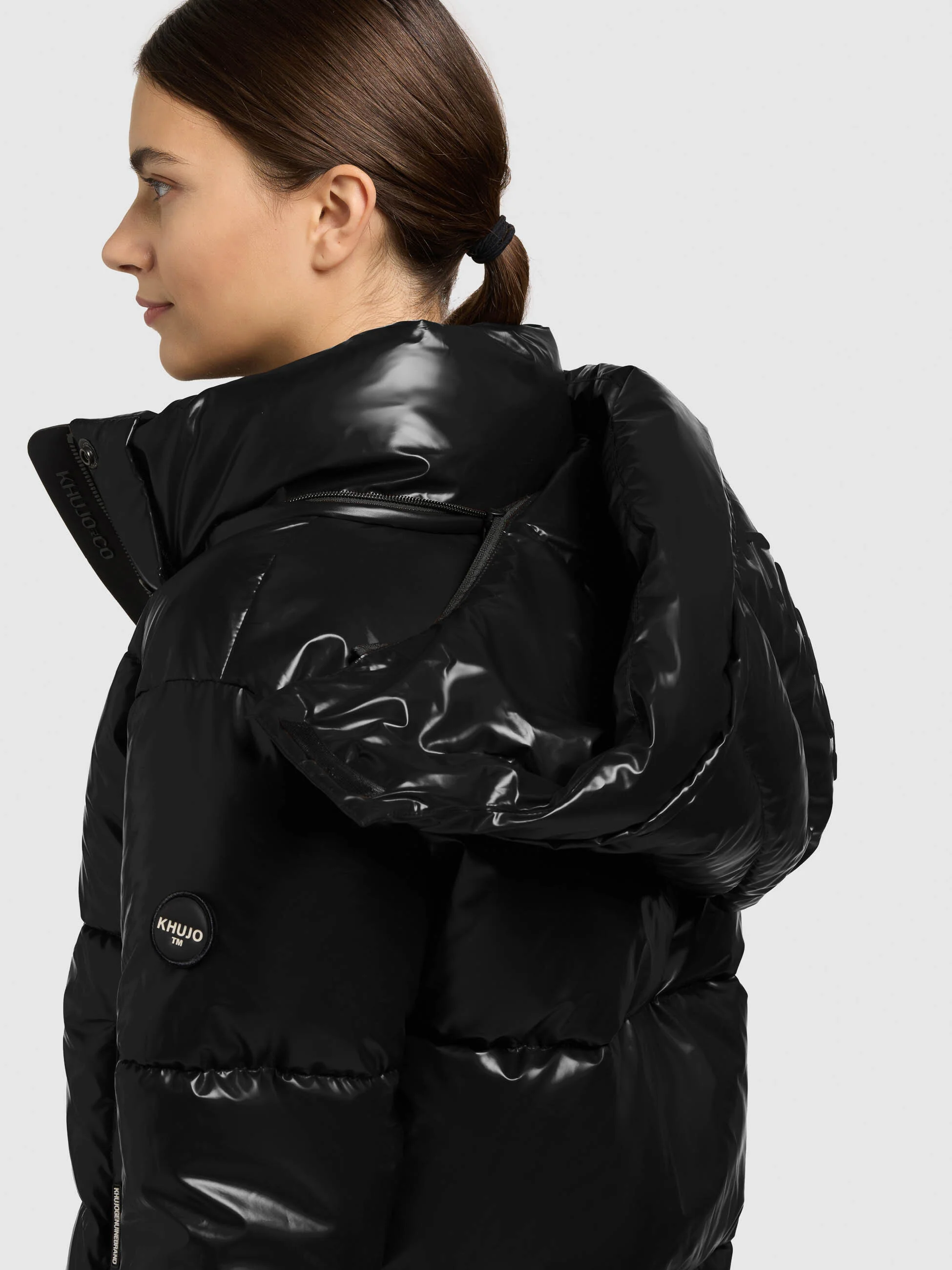 Jacke DEVINA2 SHINY BLACK - Image 8