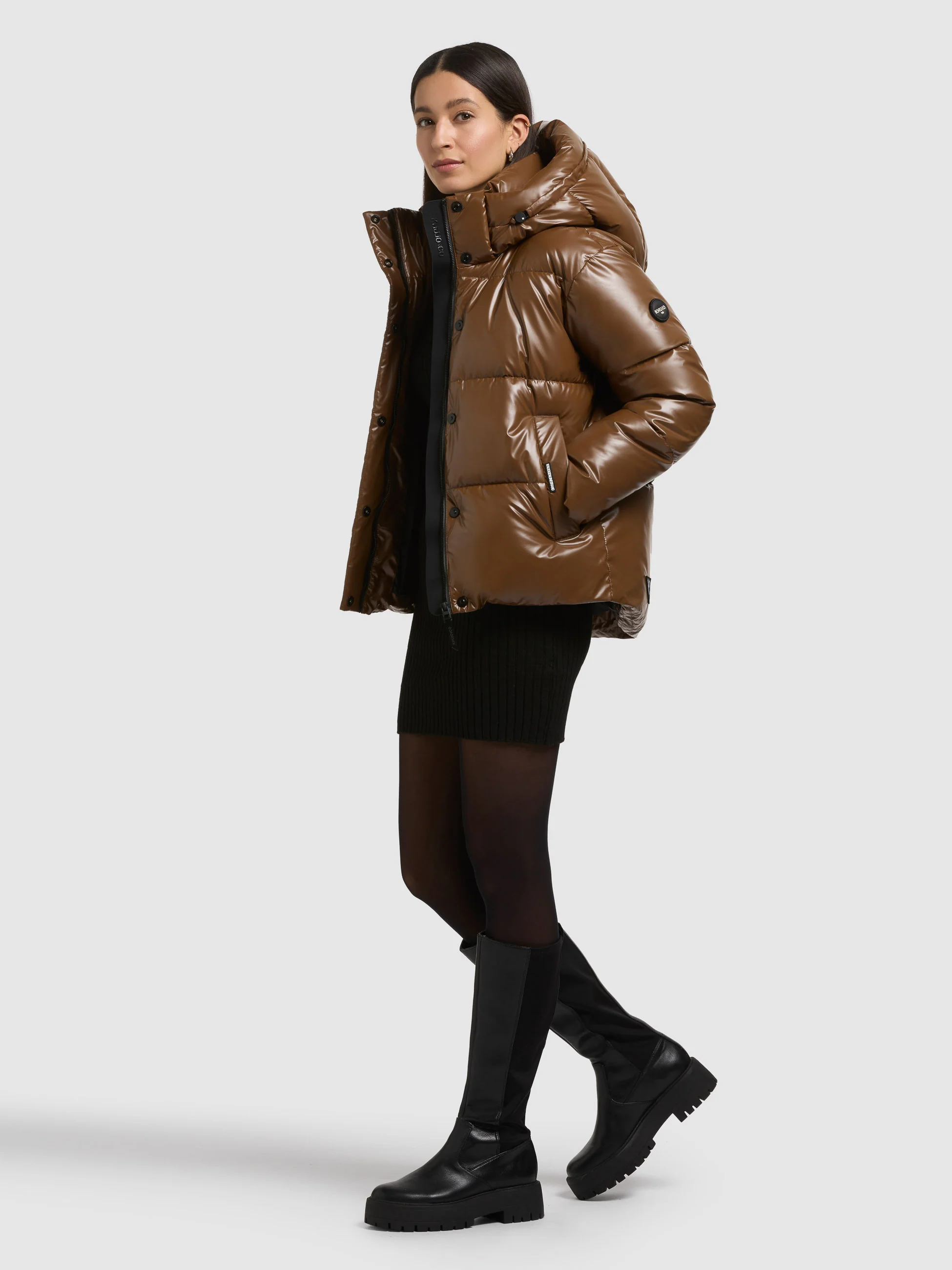 Jacke DEVINA2 SHINY COPPER BROWN - Image 2