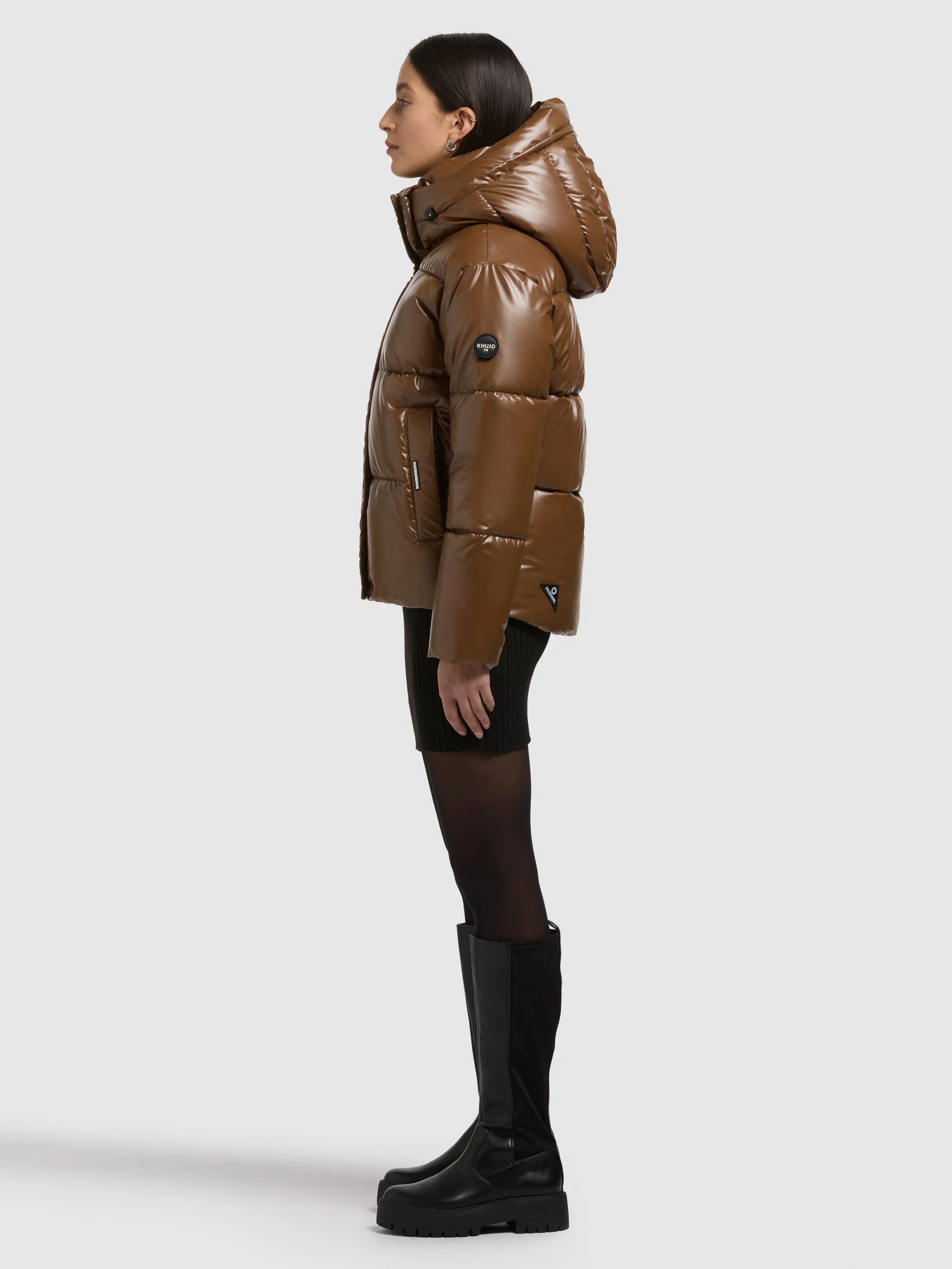 Jacke DEVINA2 SHINY COPPER BROWN - Image 5