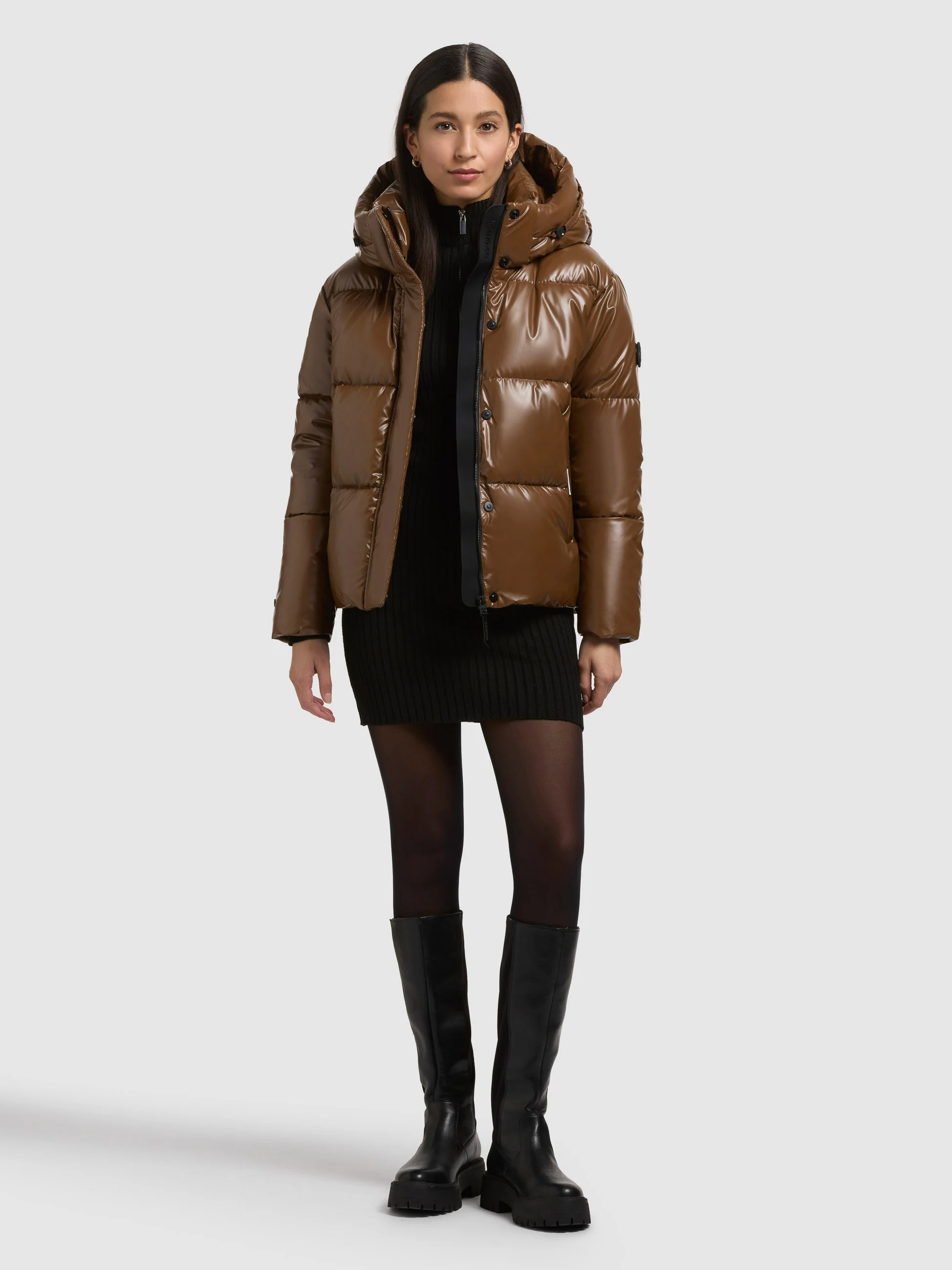 Jacke DEVINA2 SHINY COPPER BROWN - Image 6