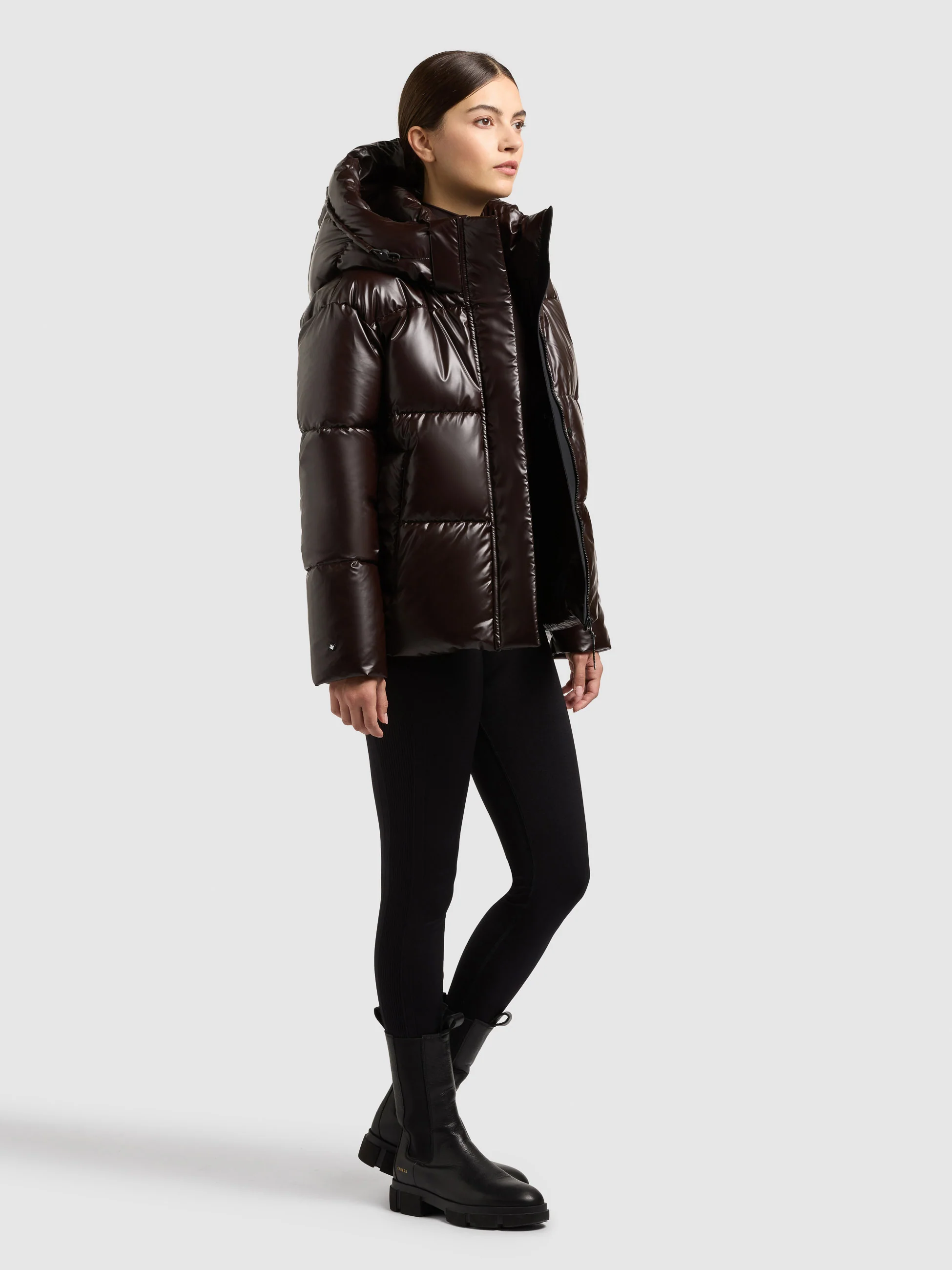 Jacke DEVINA2 SHINY MOODY PLUM - Image 2