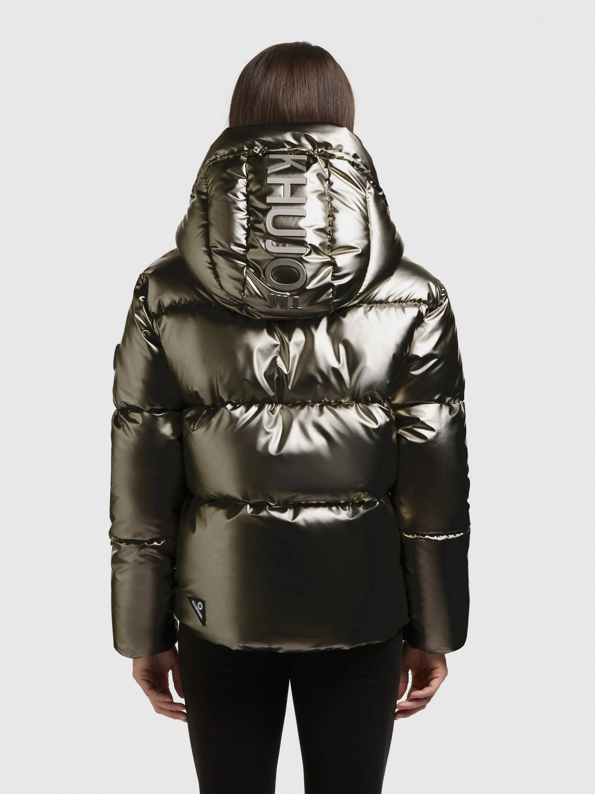 Jacke DEVINA2 SHINY MUD BROWN - Image 3