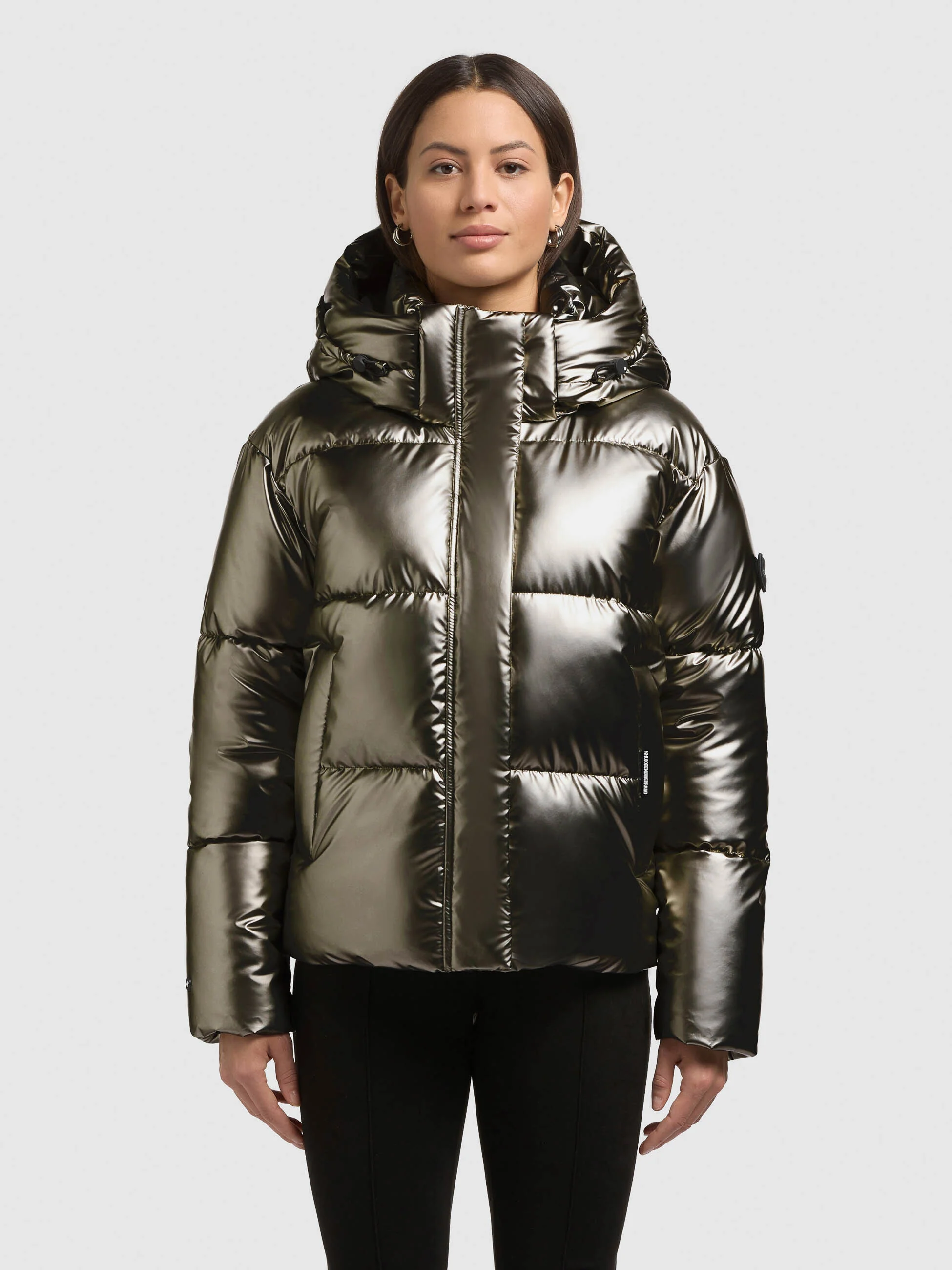 Jacke DEVINA2 SHINY MUD BROWN - Image 4