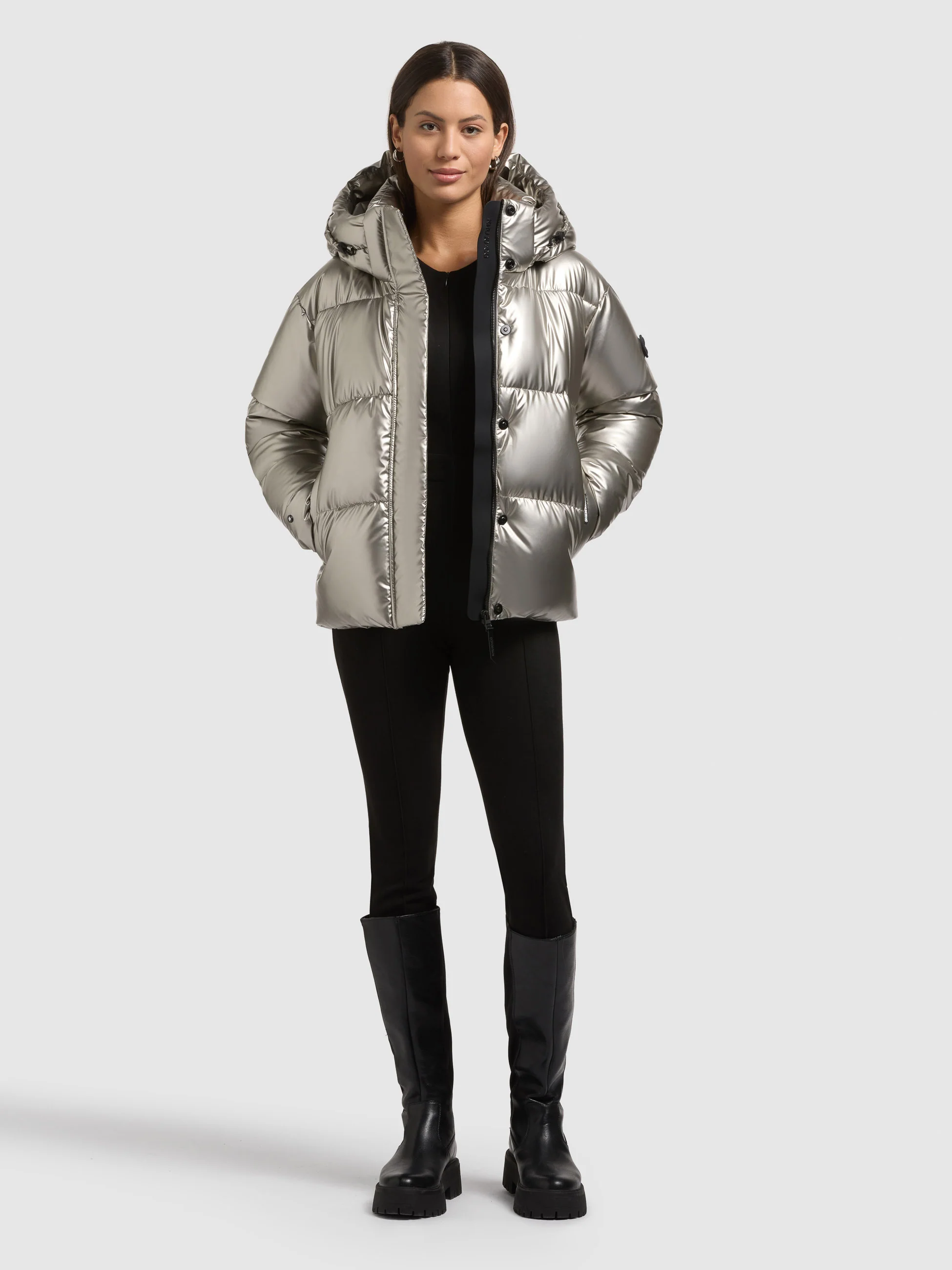 Jacke DEVINA2 SHINY ROYAL SILVER