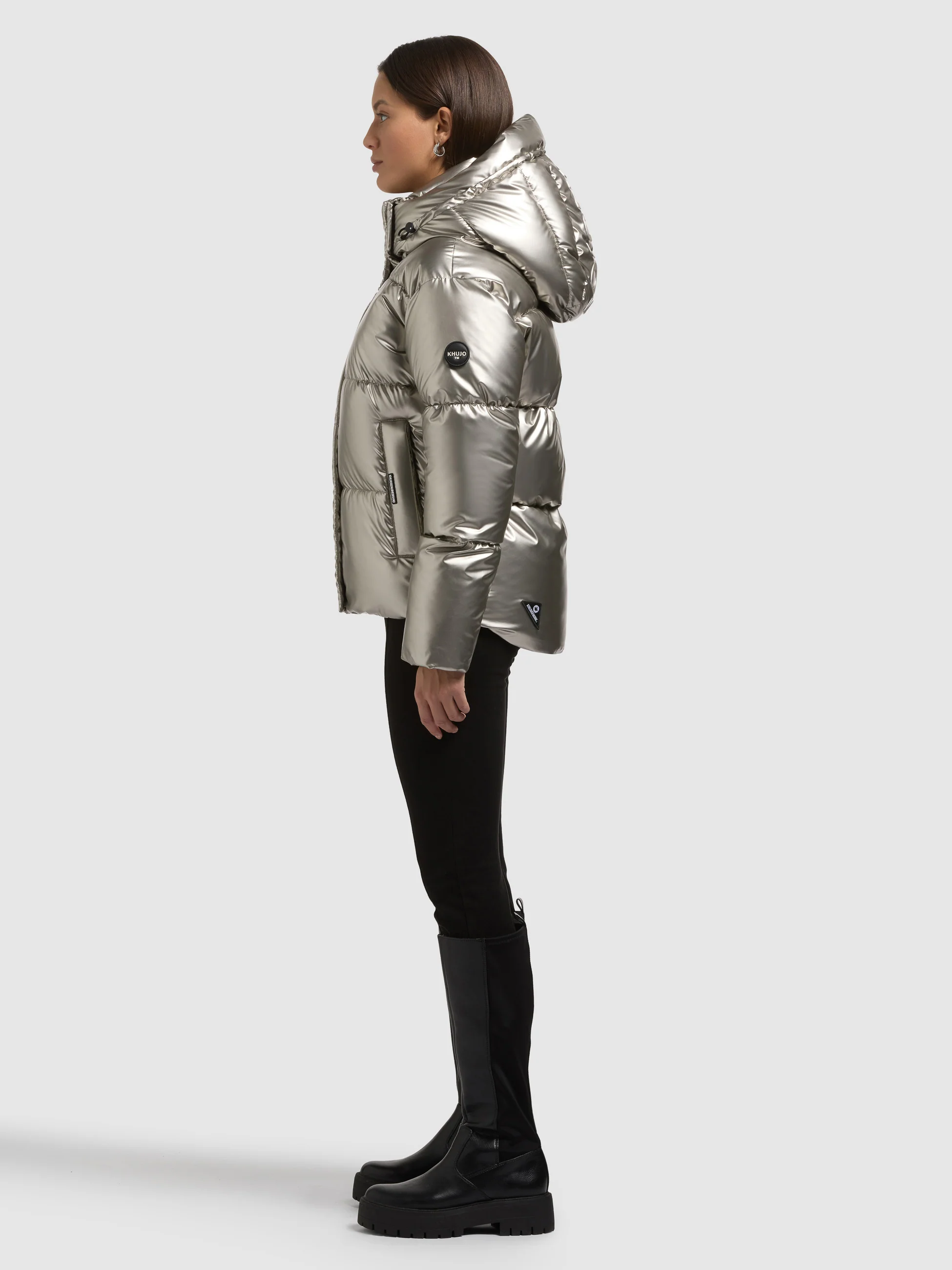 Jacke DEVINA2 SHINY ROYAL SILVER - Image 5