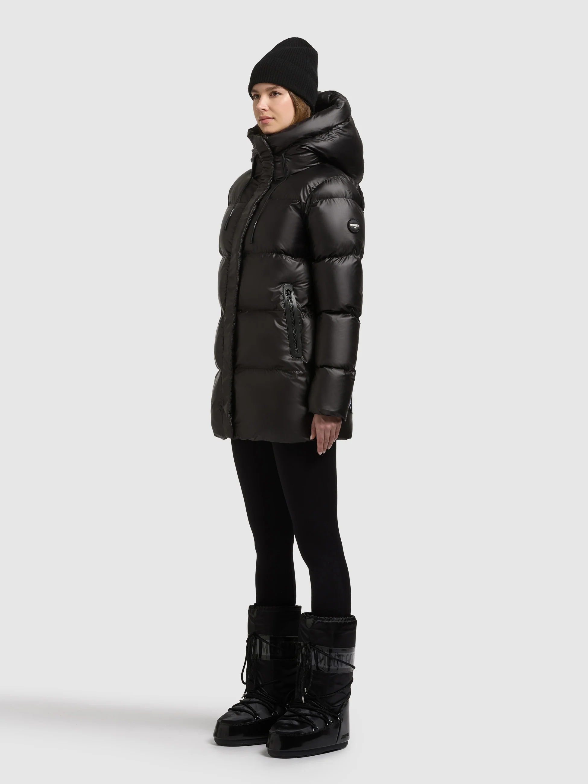 Jacke DROWN SHINY BLACK - Image 2