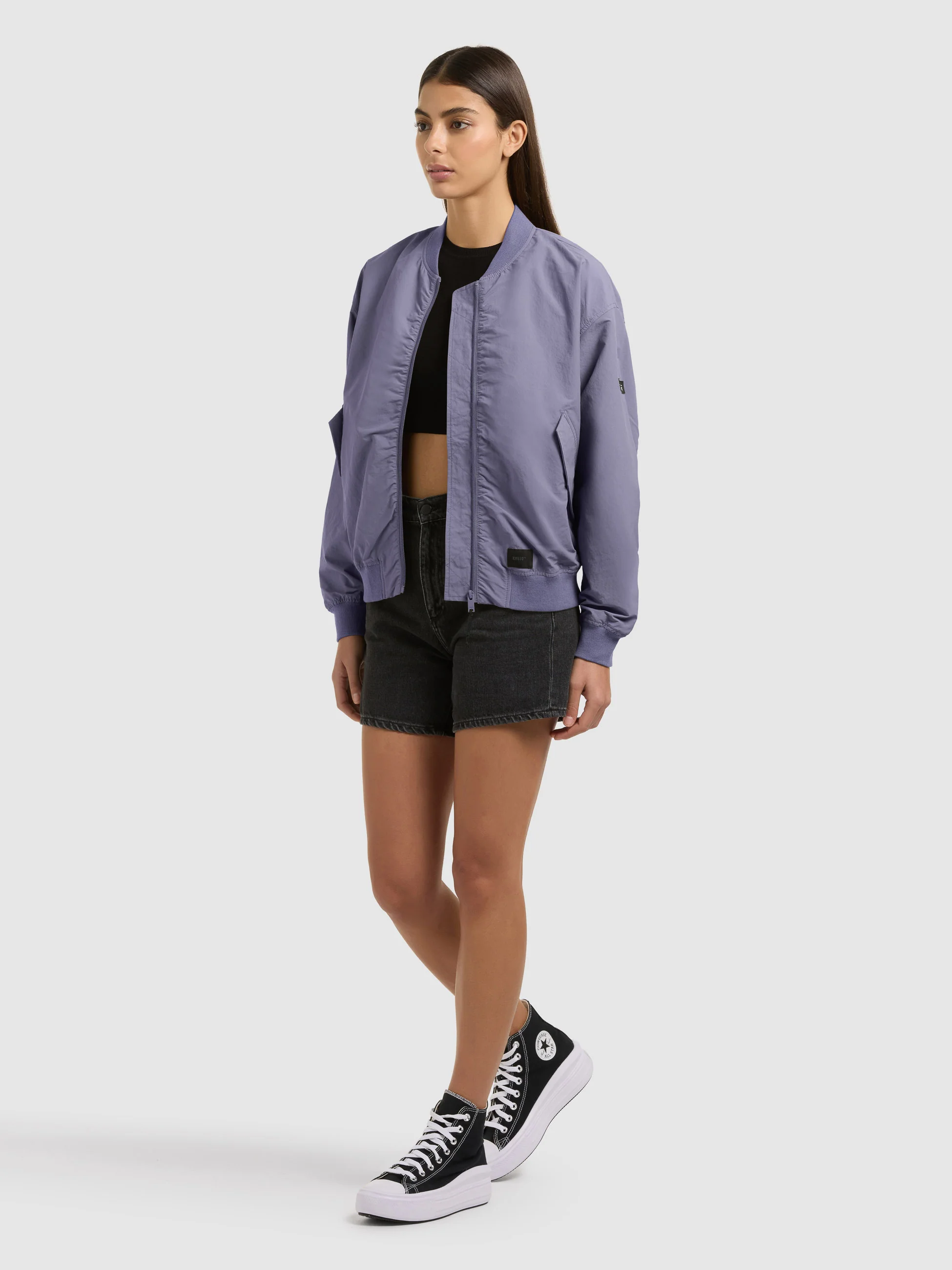 Jacke FACEE WITH BAG MISTY BLUE - Image 6
