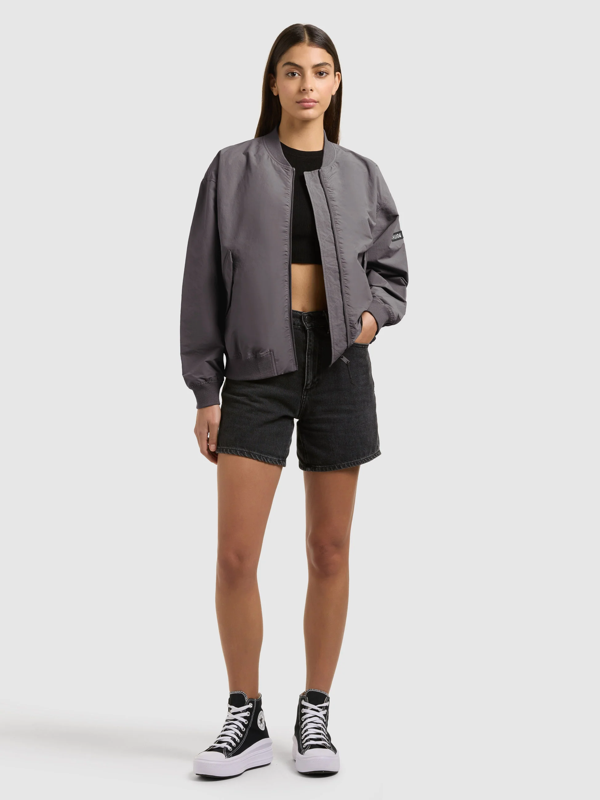 Jacke FACEE WITH BAG SLATE GREY - Image 2