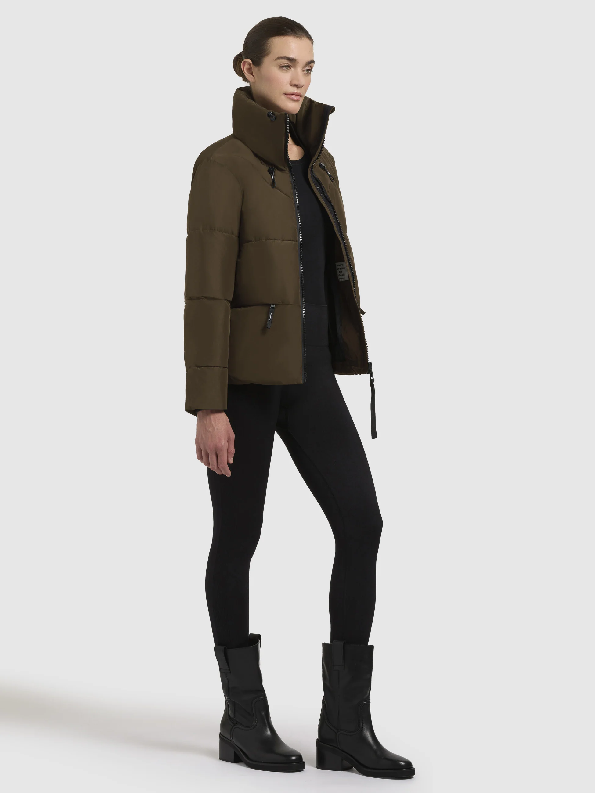 Jacke FLAIRE Dunkeloliv - Image 6