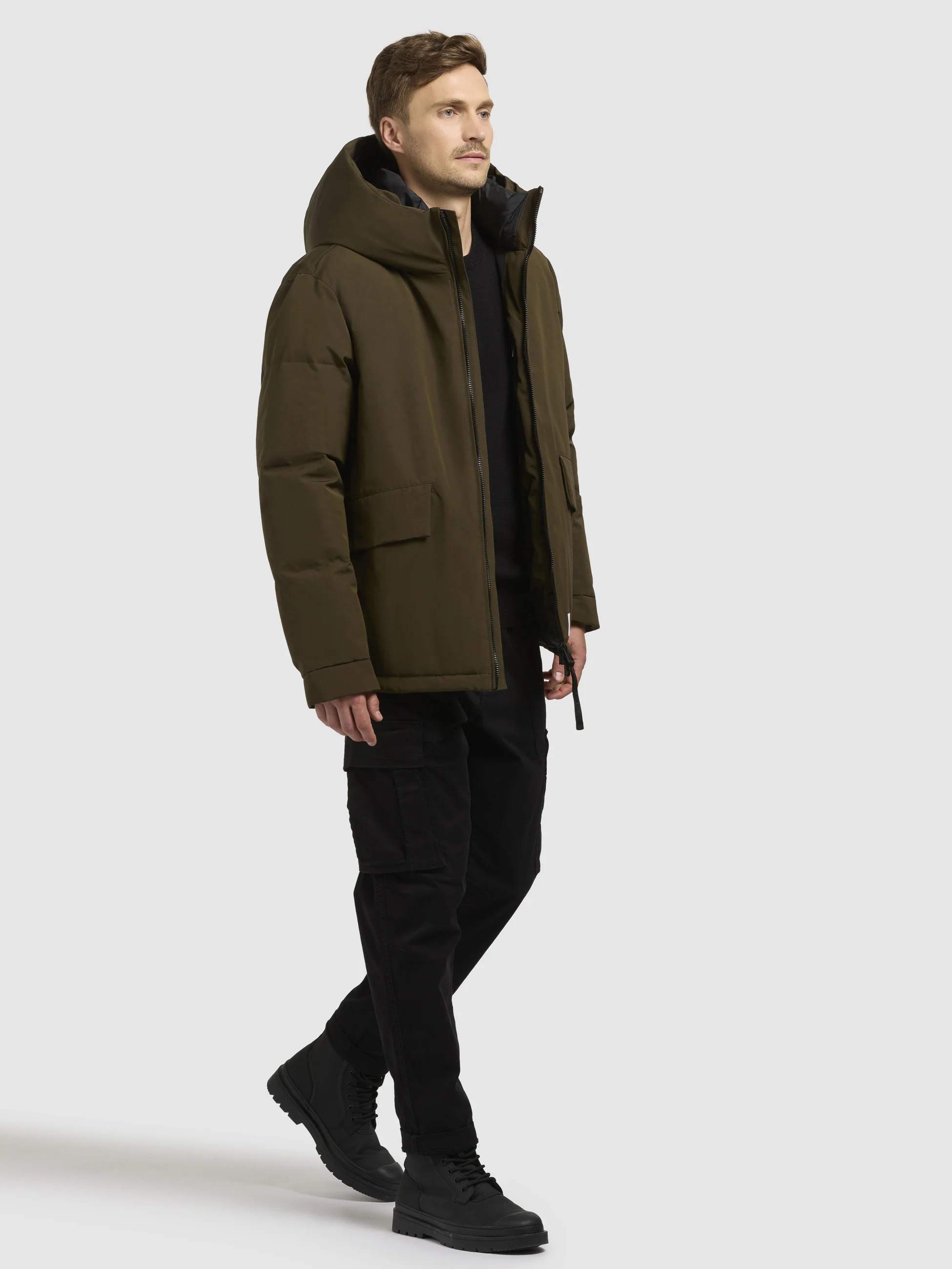 Jacke Jacke GERO Dunkeloliv - Image 6