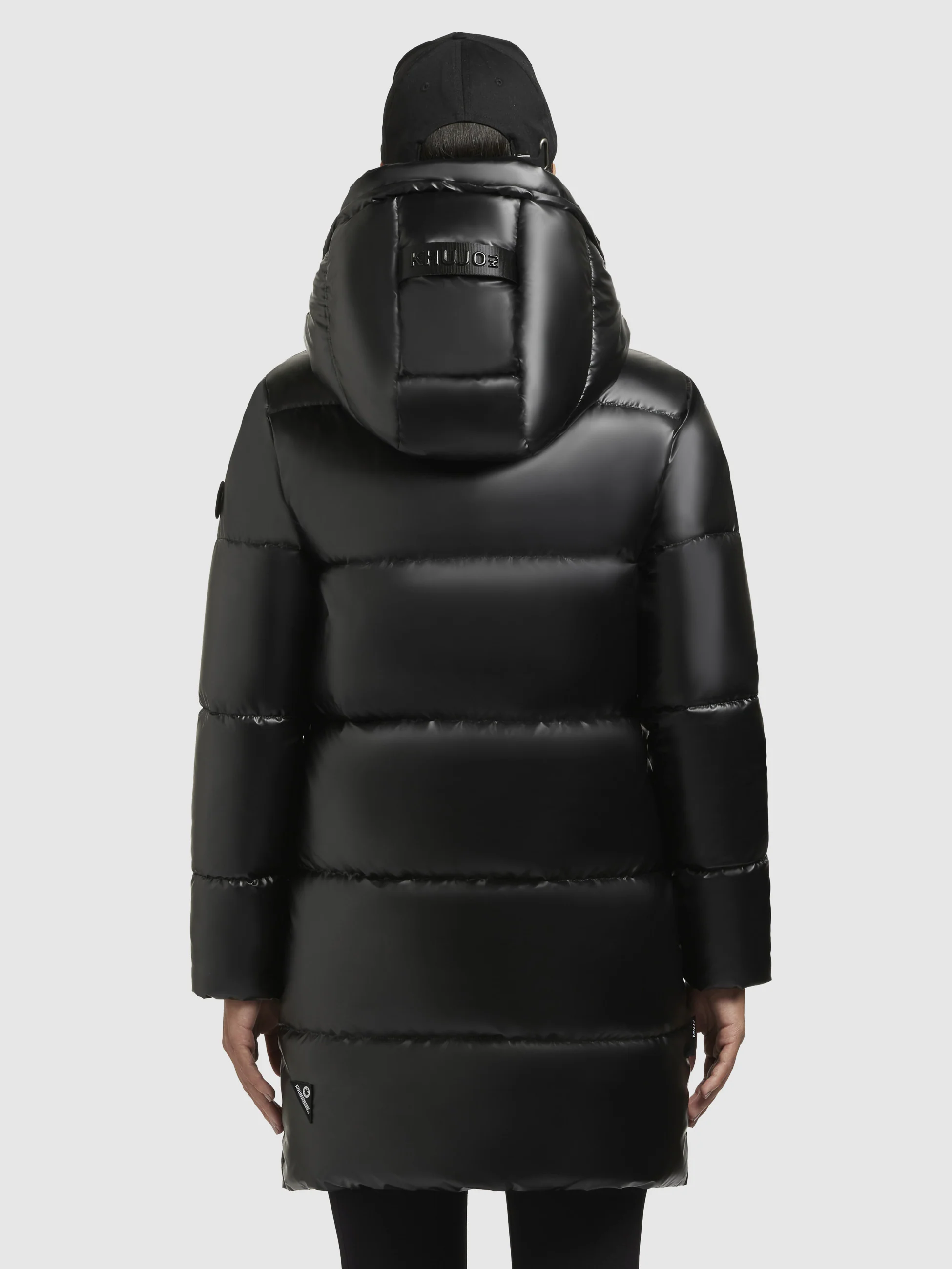 Jacke HAYA SHINY Schwarz - Image 3