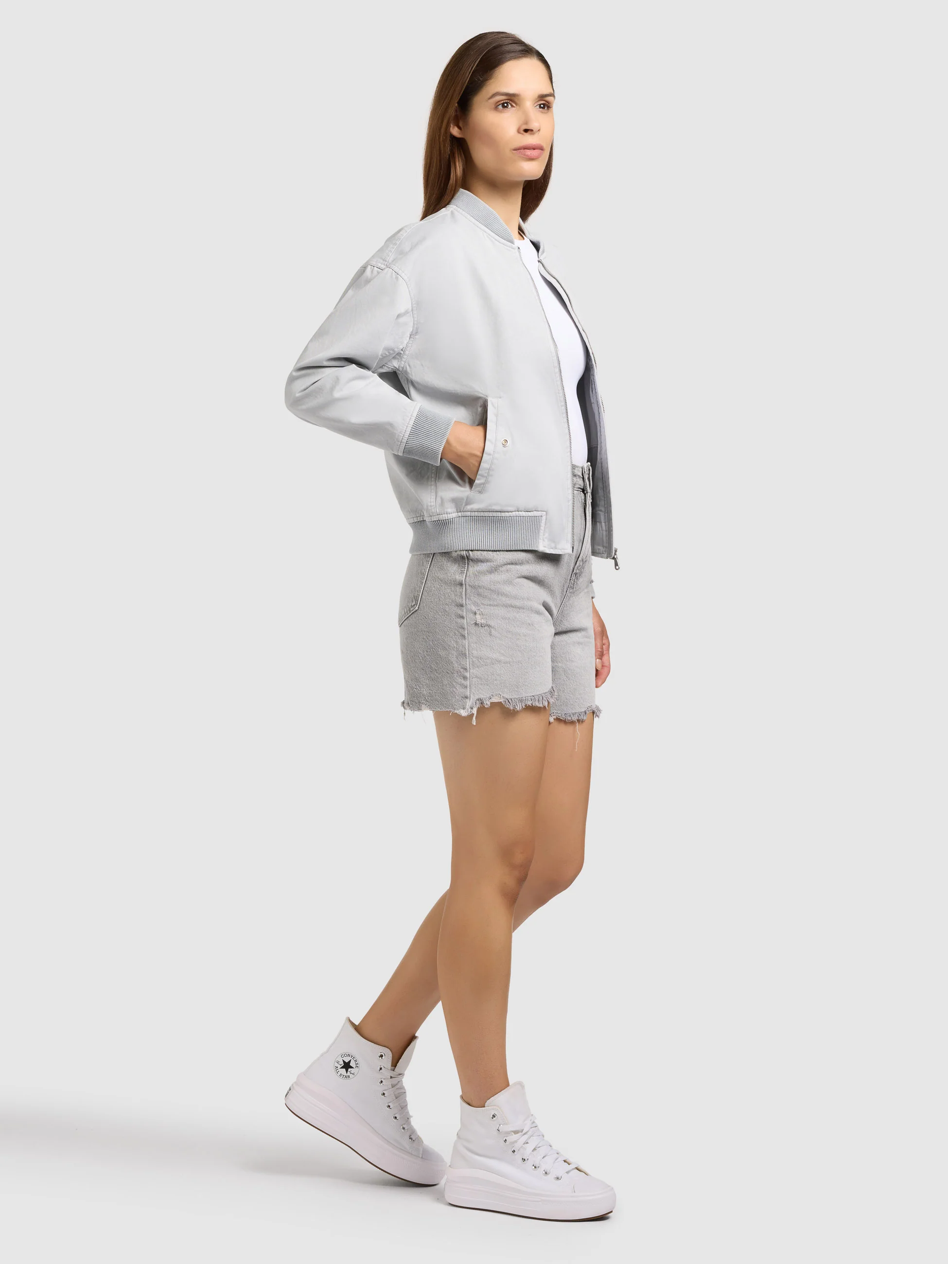 Jacke INIE LIGHT GREY - Image 7