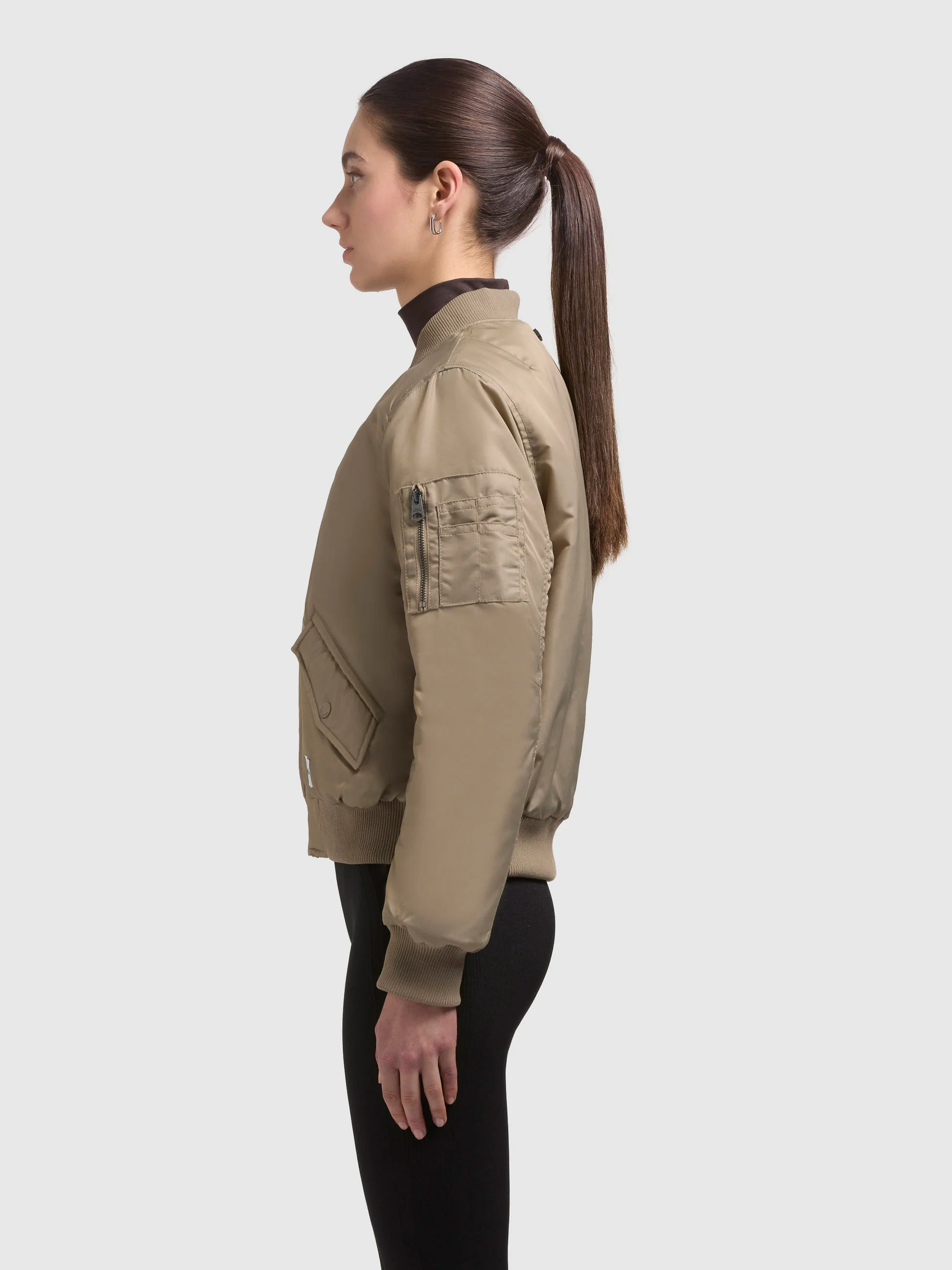 Jacke KASIA BOMBER BEIGE - Image 5