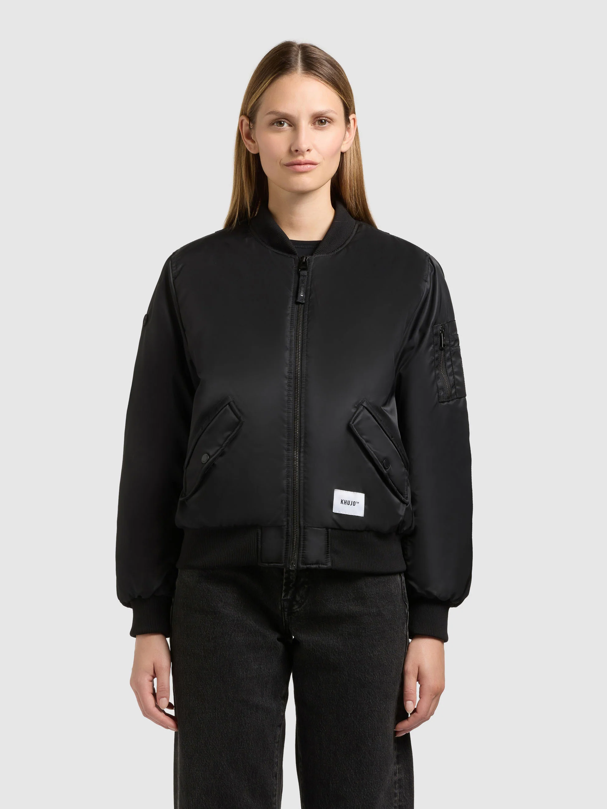 Jacke KASIA BOMBER BLACK - Image 4