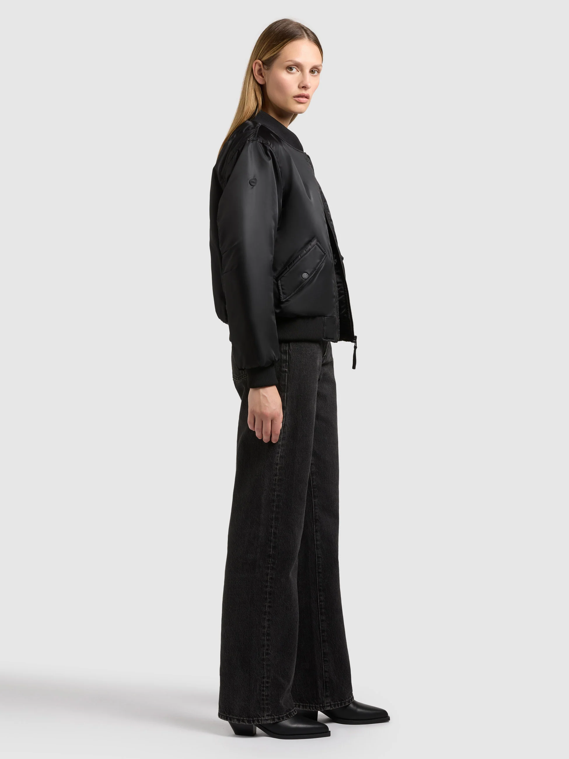 Jacke KASIA BOMBER BLACK - Image 6
